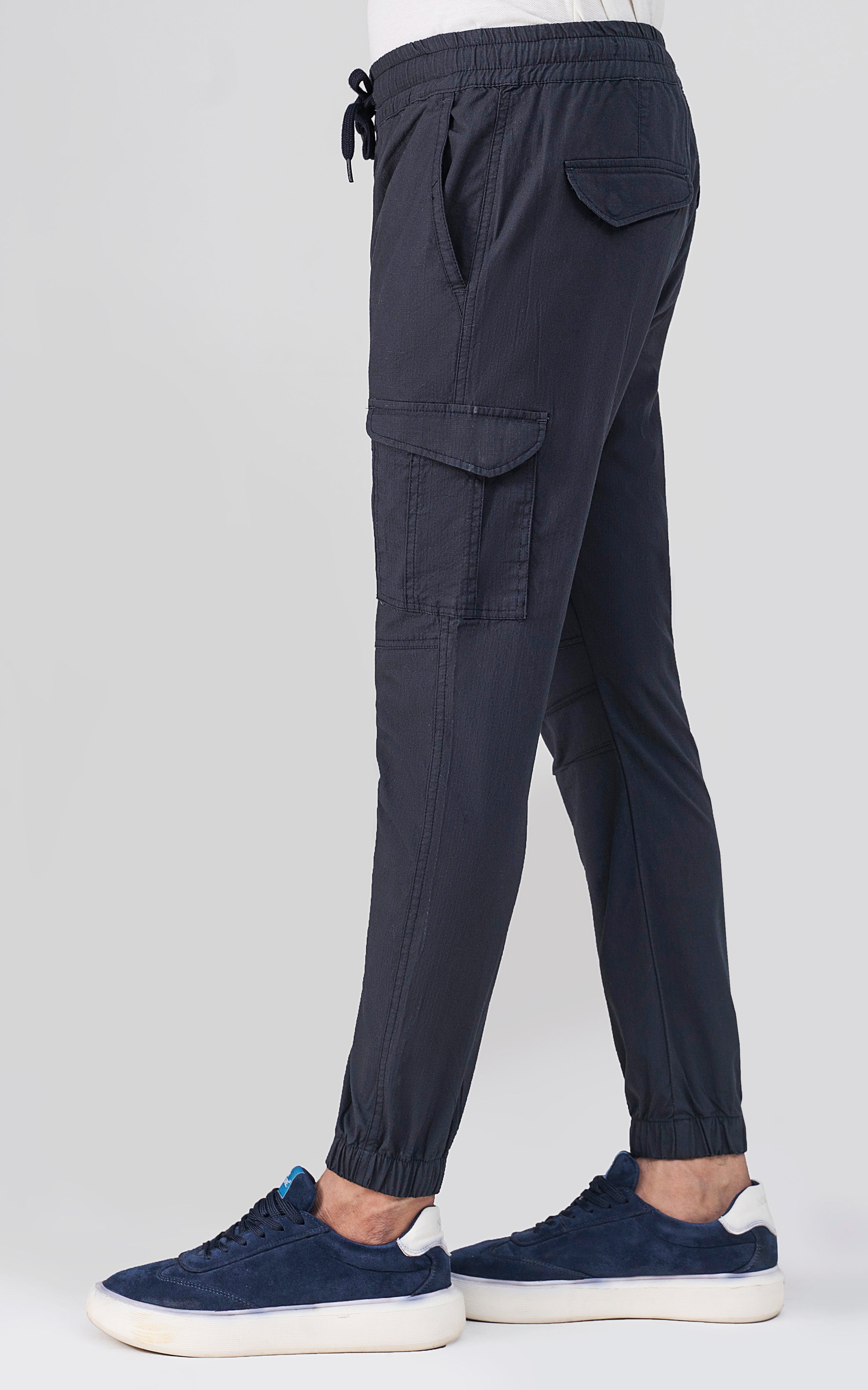 SLIM FIT CARGO TROUSER NAVY