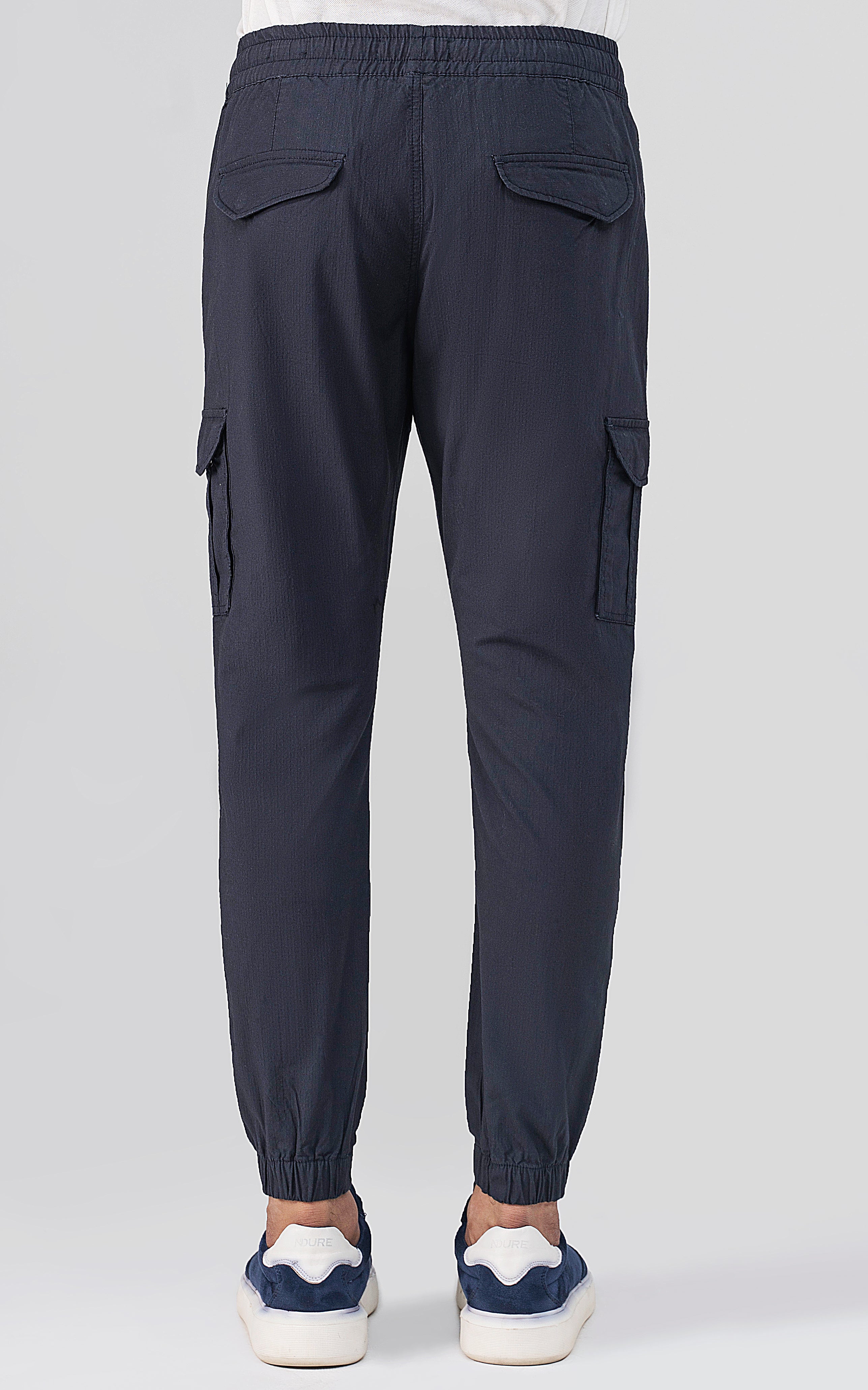 SLIM FIT CARGO TROUSER NAVY