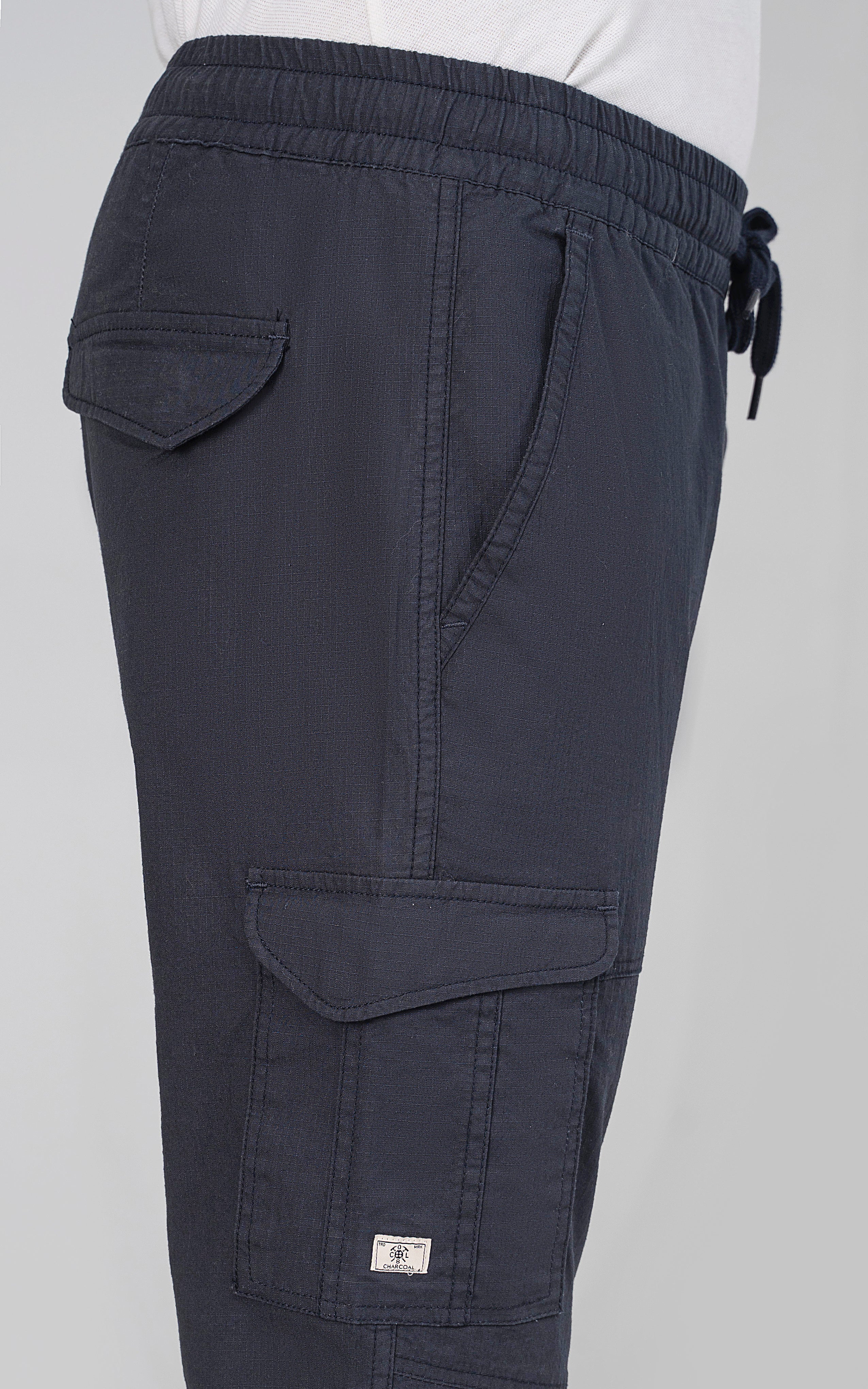 SLIM FIT CARGO TROUSER NAVY