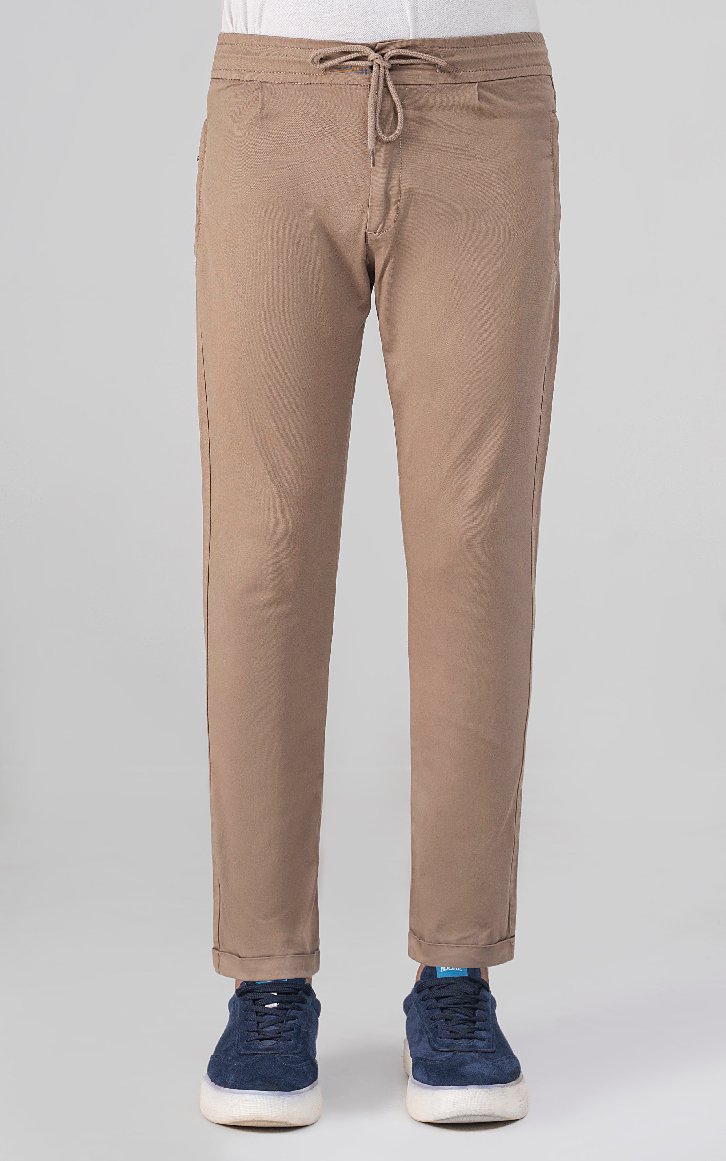 SLIM FIT JOGGER TROUSER KHAKI