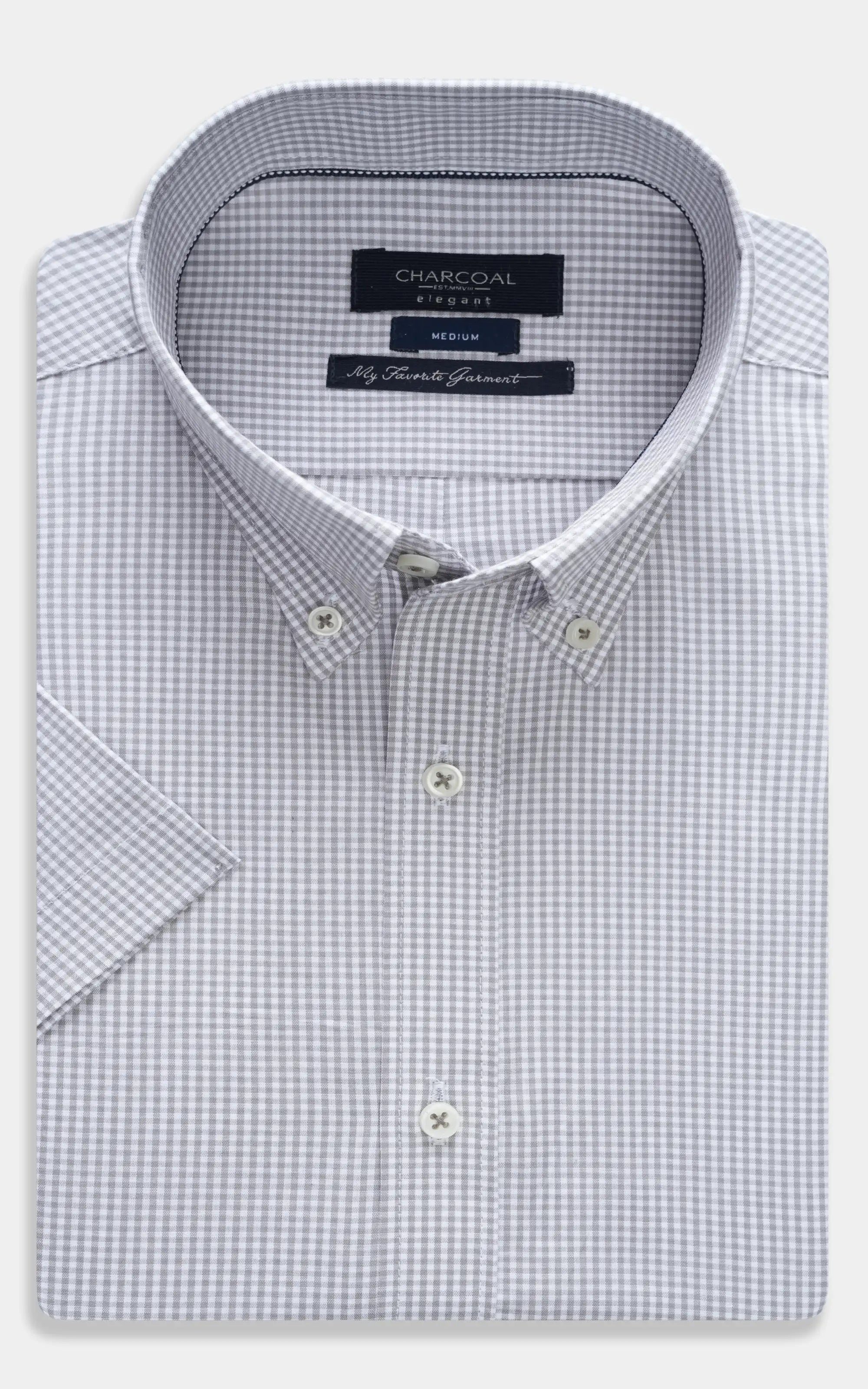 SEMI FORMAL SHIRT GREY CHECK