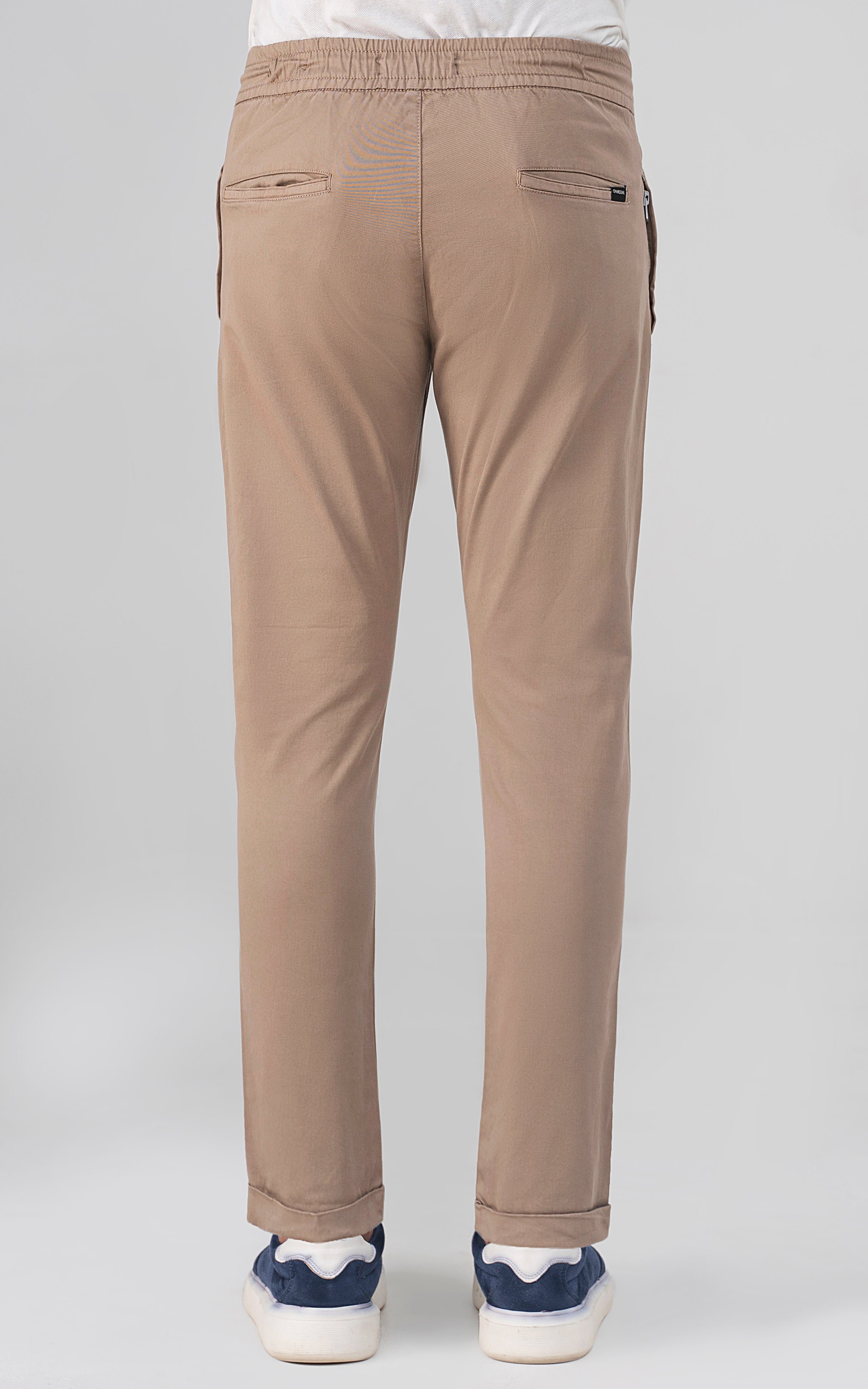 SLIM FIT JOGGER TROUSER KHAKI