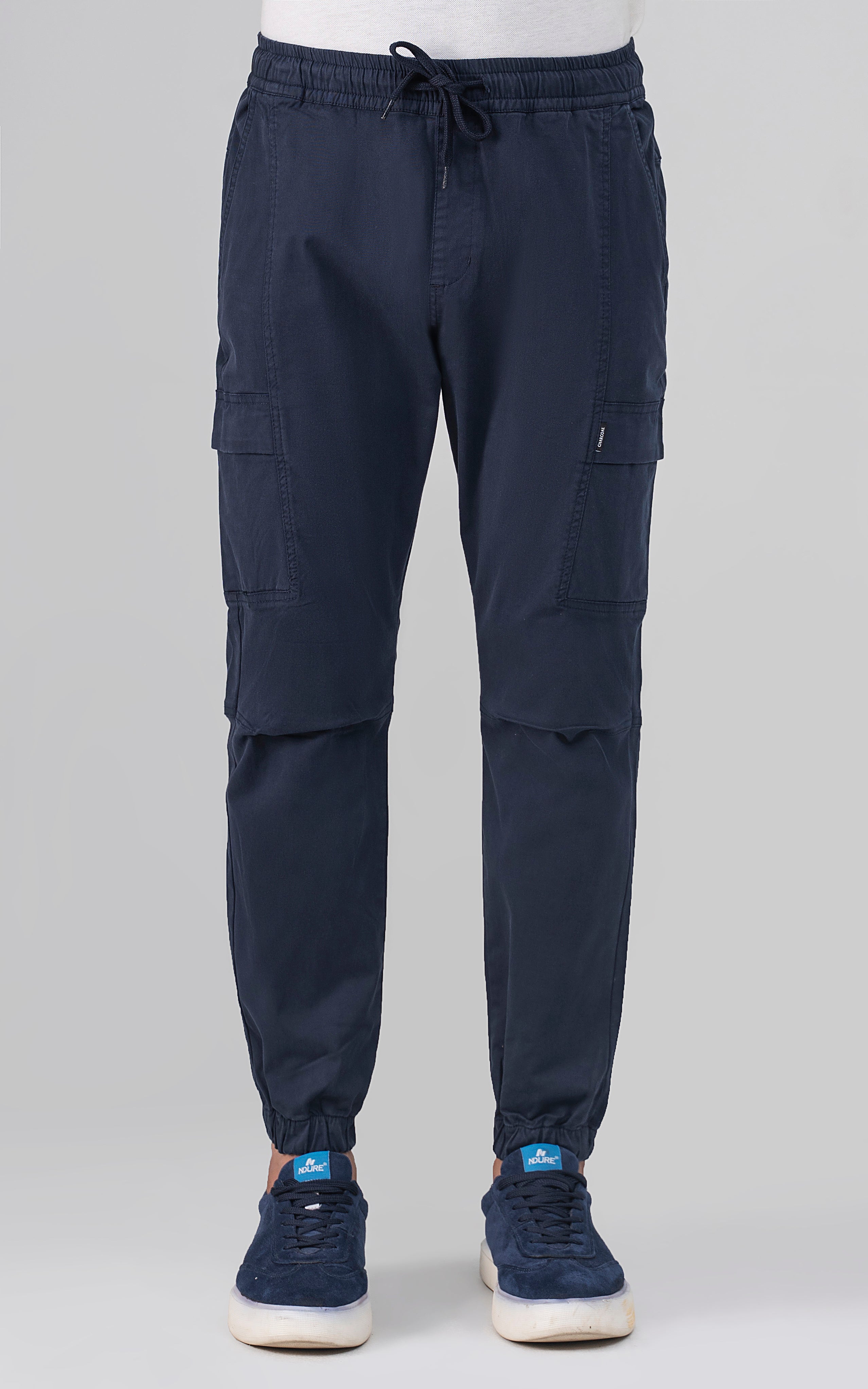 SLIM FIT CARGO TROUSER NAVY