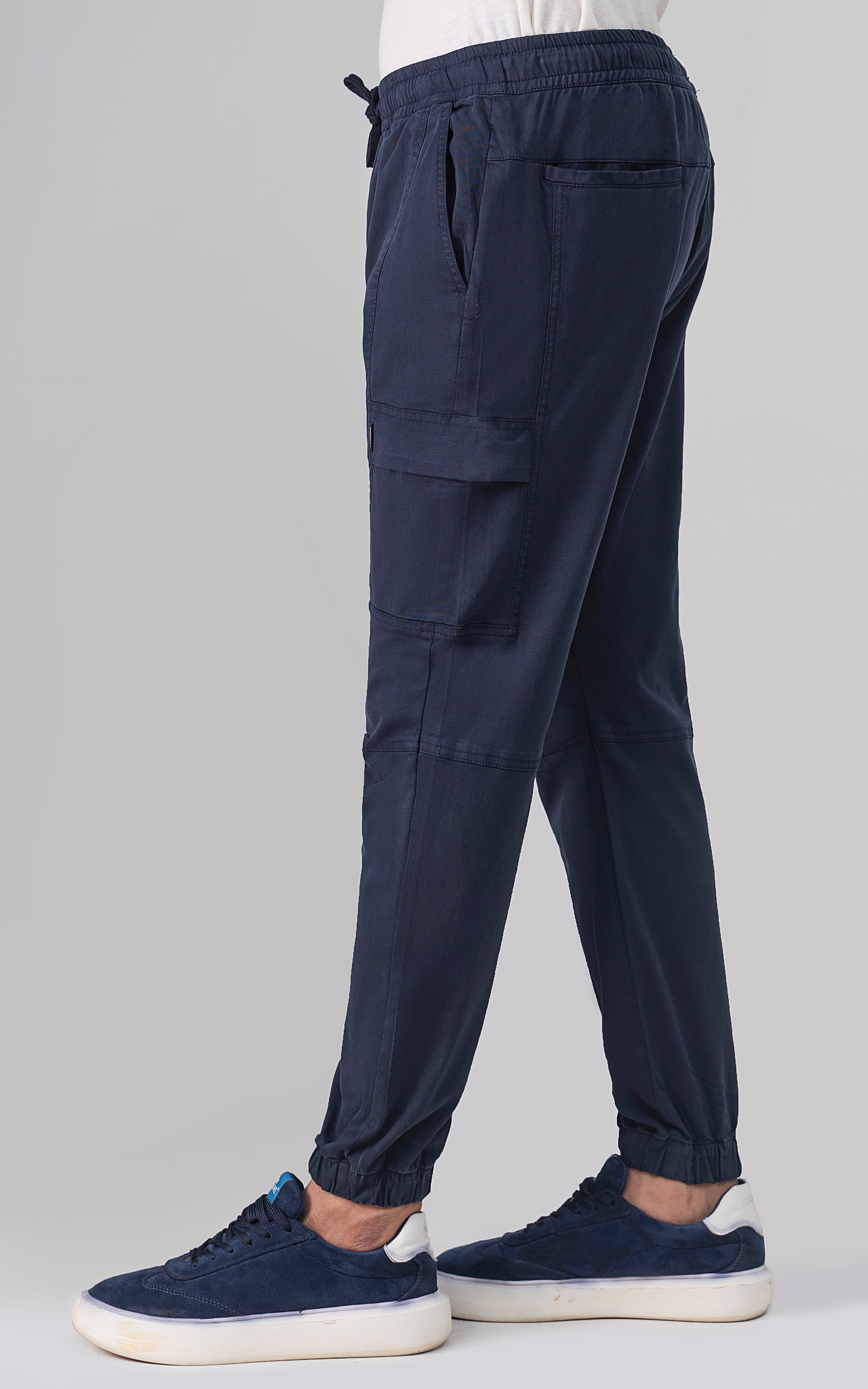 SLIM FIT CARGO TROUSER NAVY