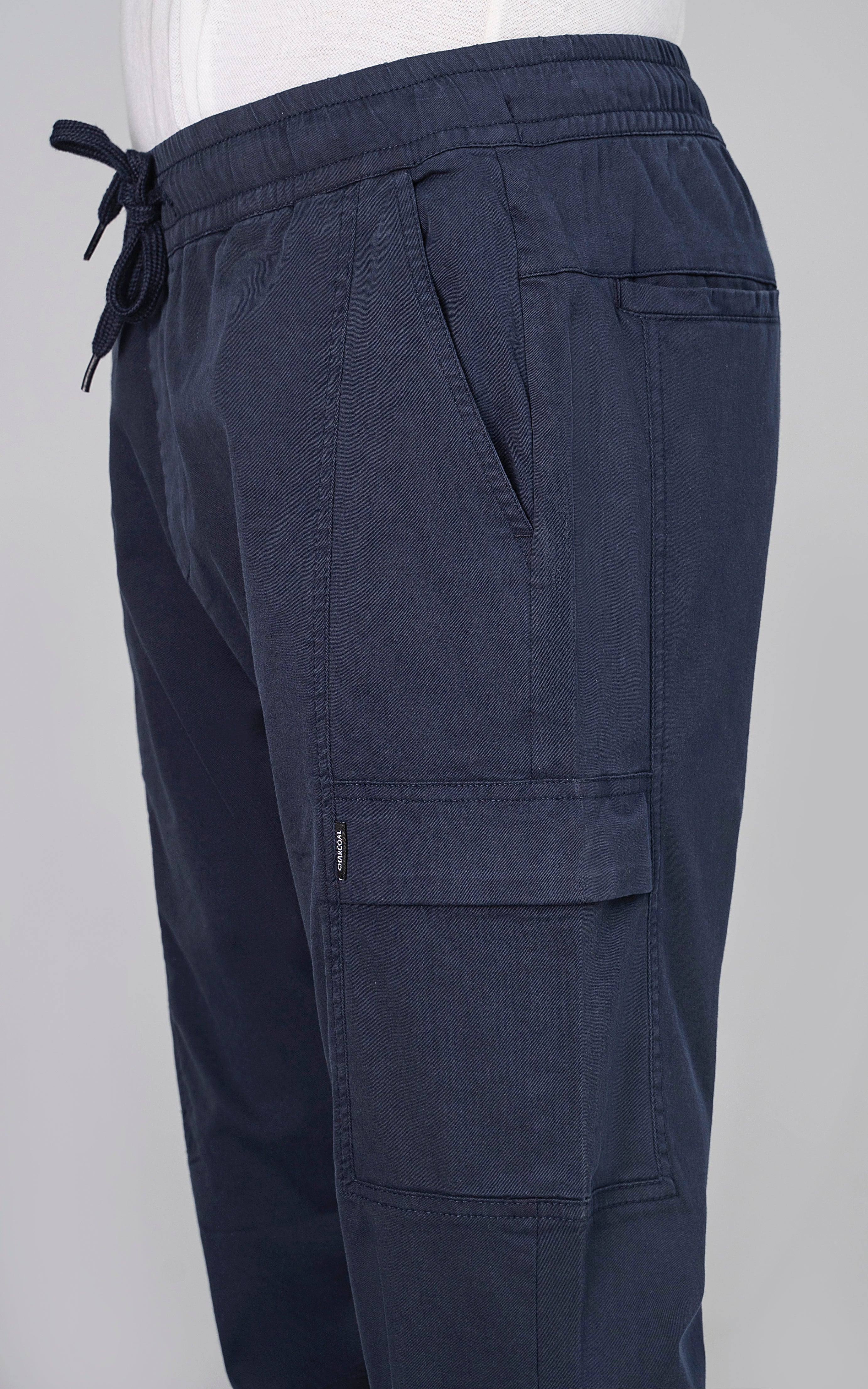 SLIM FIT CARGO TROUSER NAVY