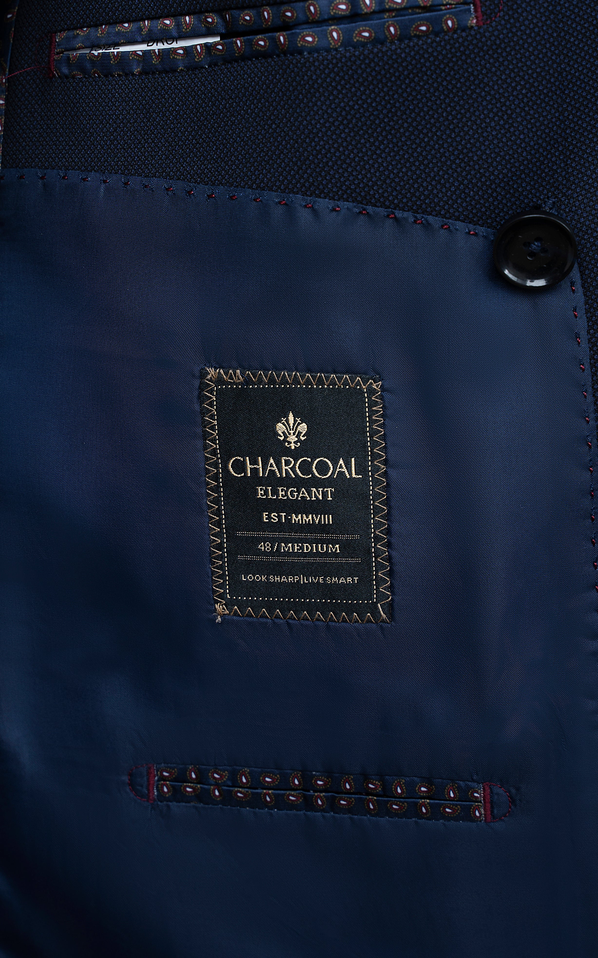 CASUAL COAT DOUBLE BREASTED NAVY