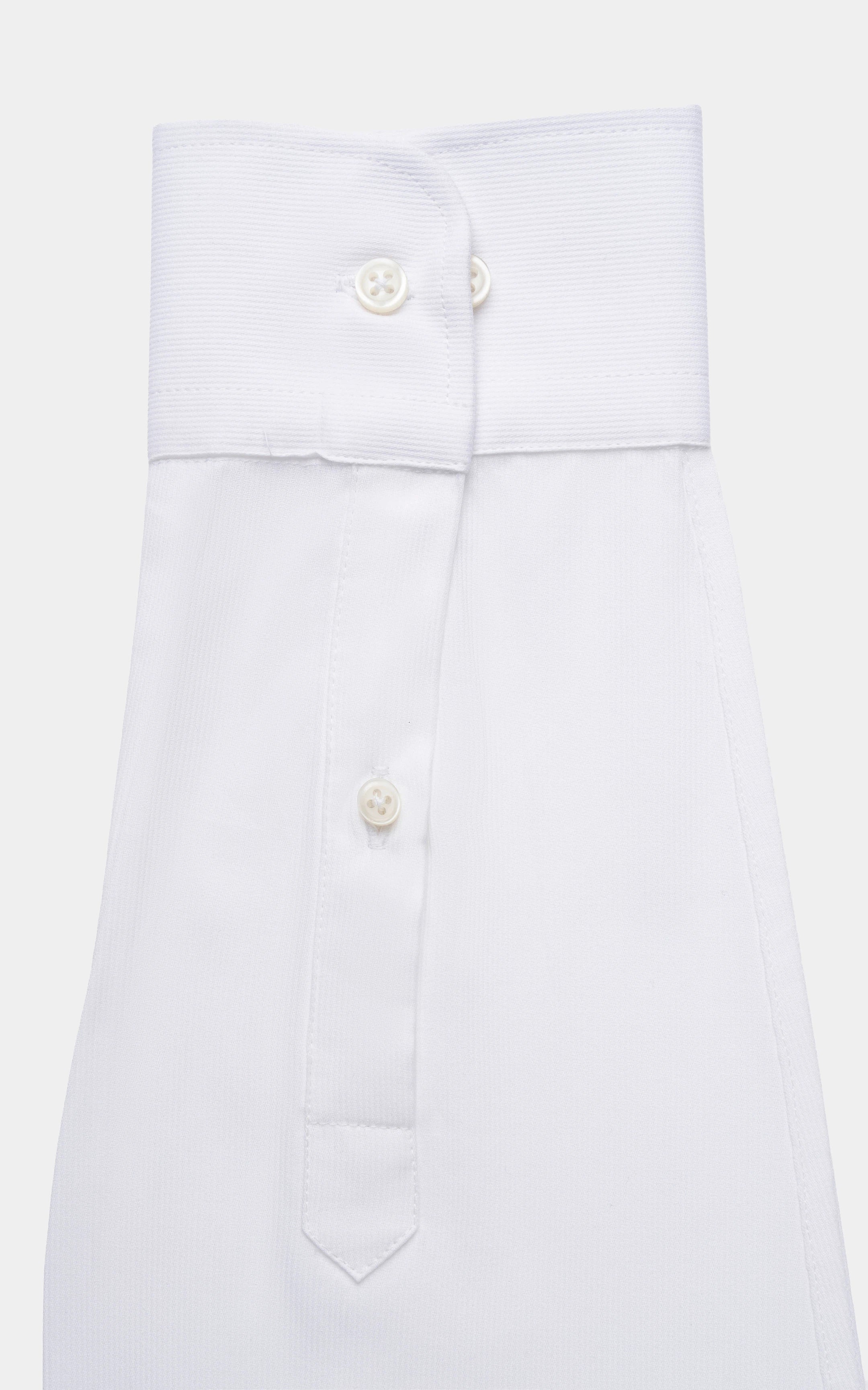 BUTTON DOWN COLLAR SMART SHIRT WHITE