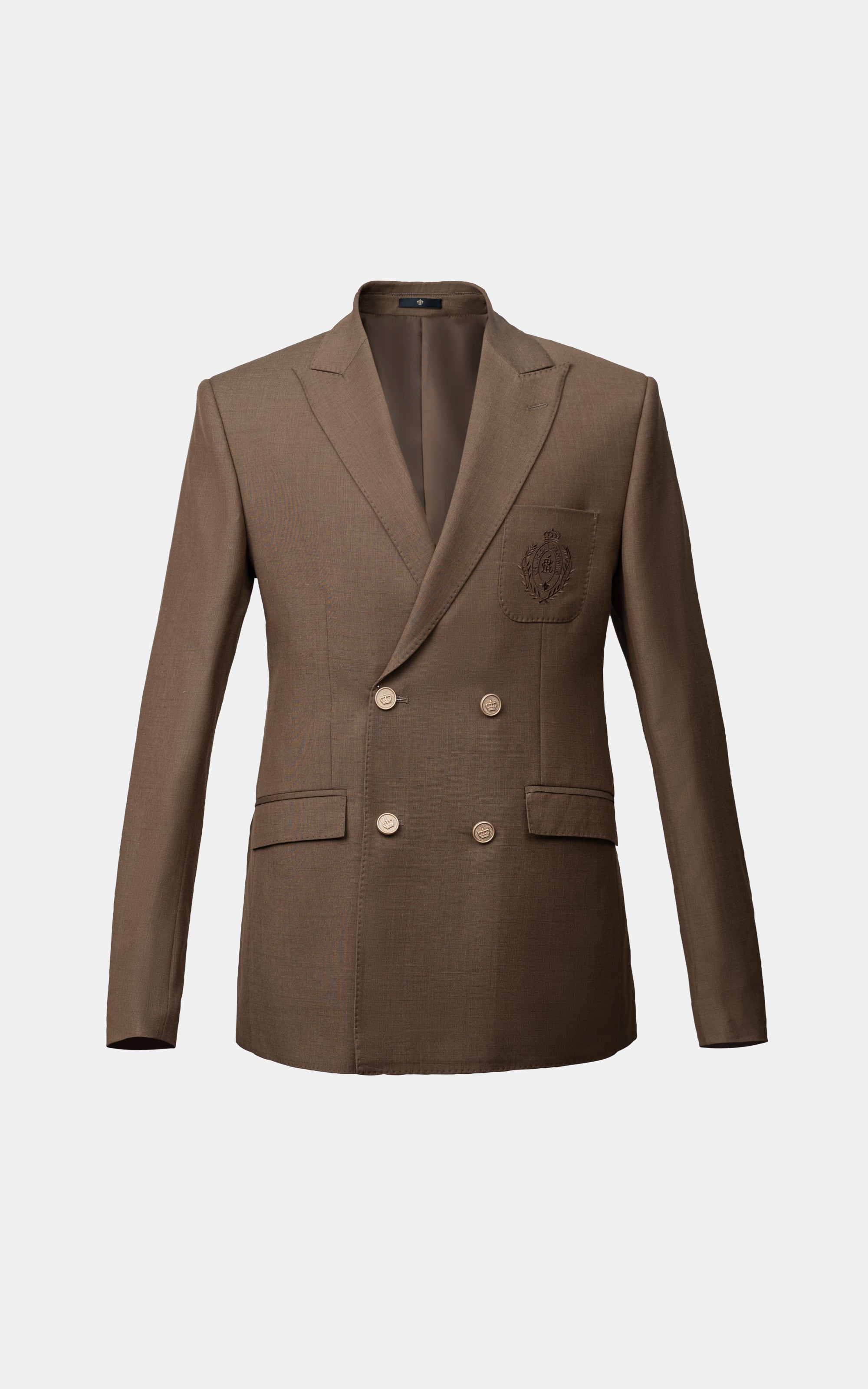 CASUAL COAT DOUBLE BREASTED KHAKI