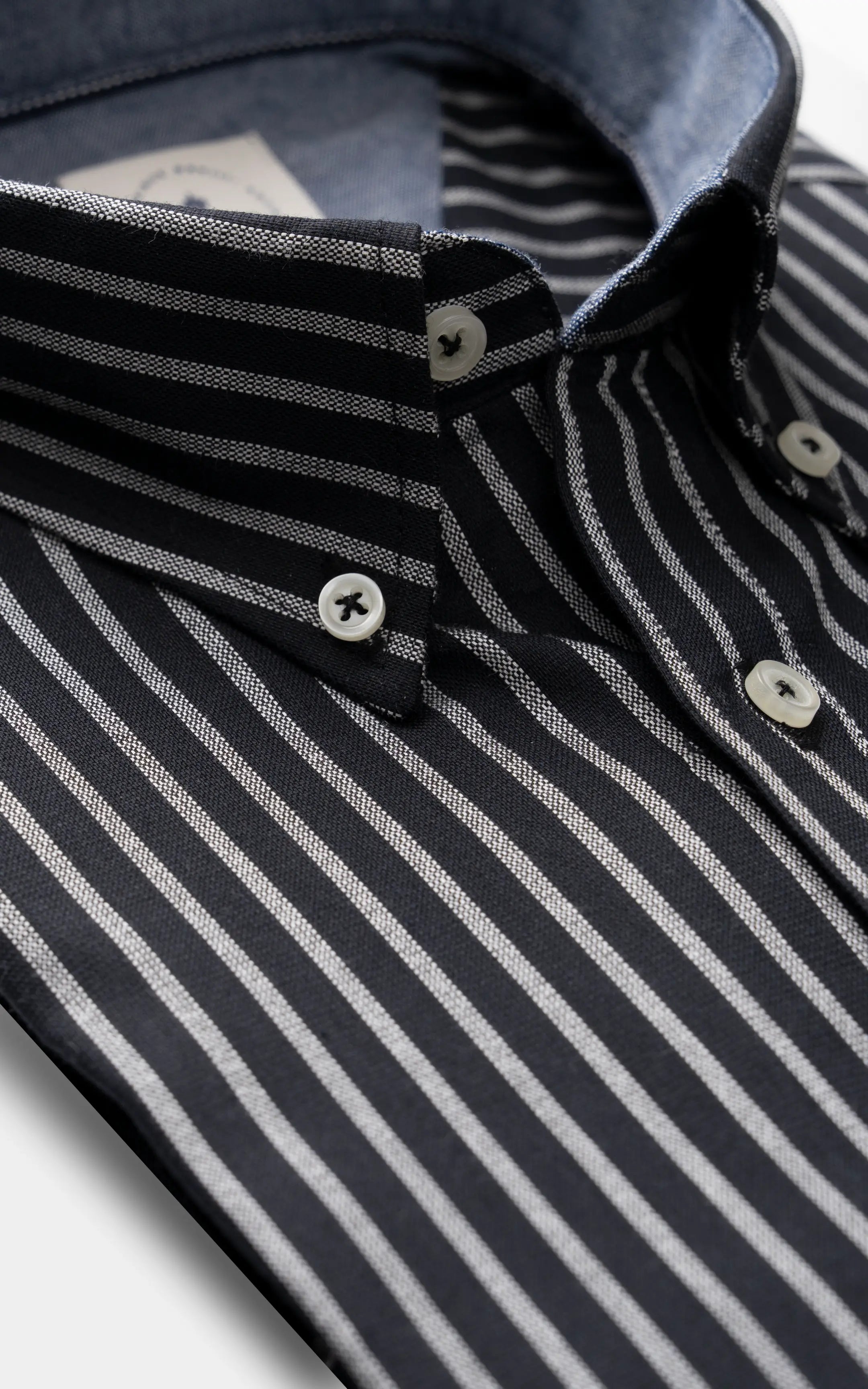 SMART SHIRT BUTTON DOWN COLLAR BLACK