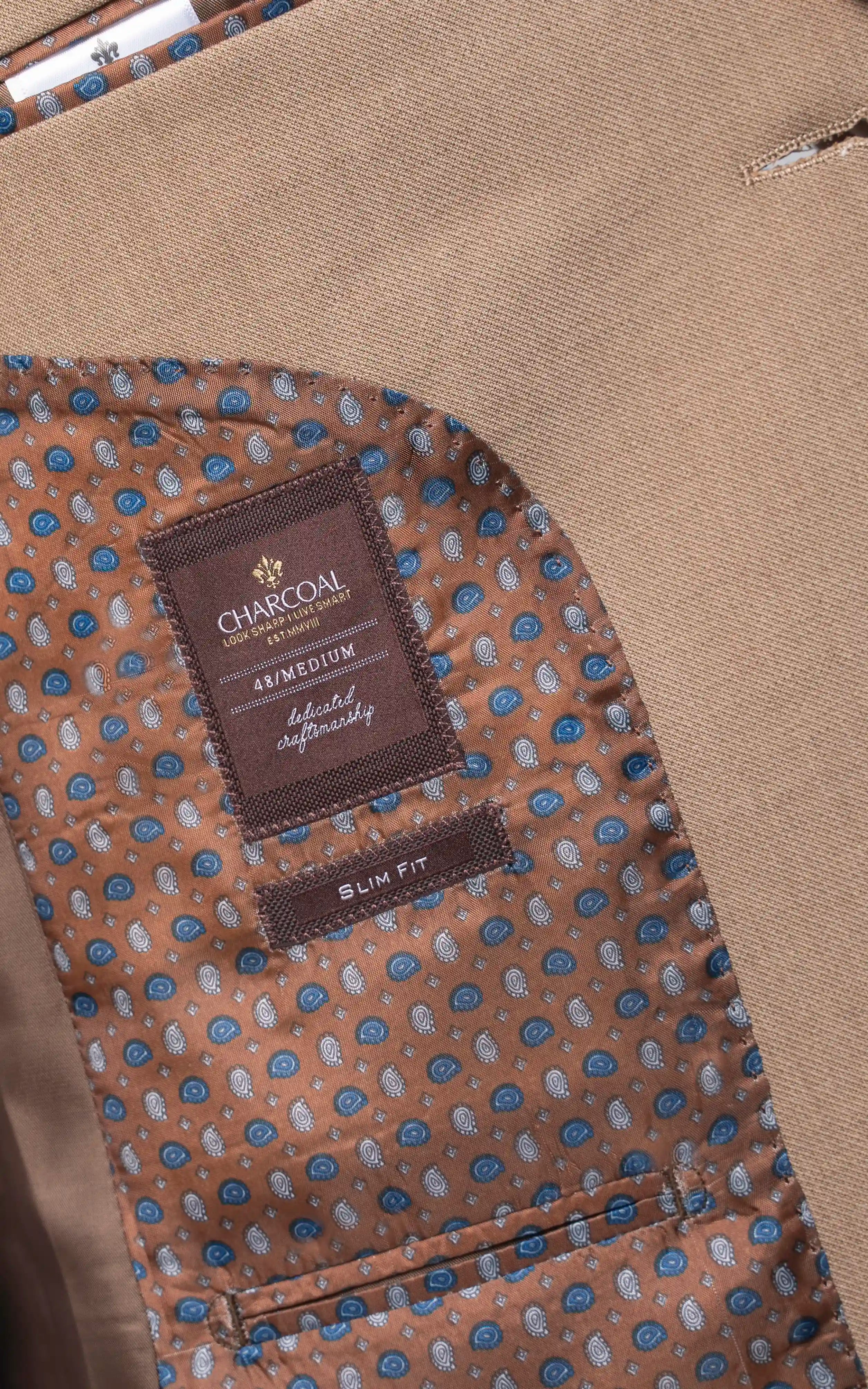 Men's Formal Blazer Khaki