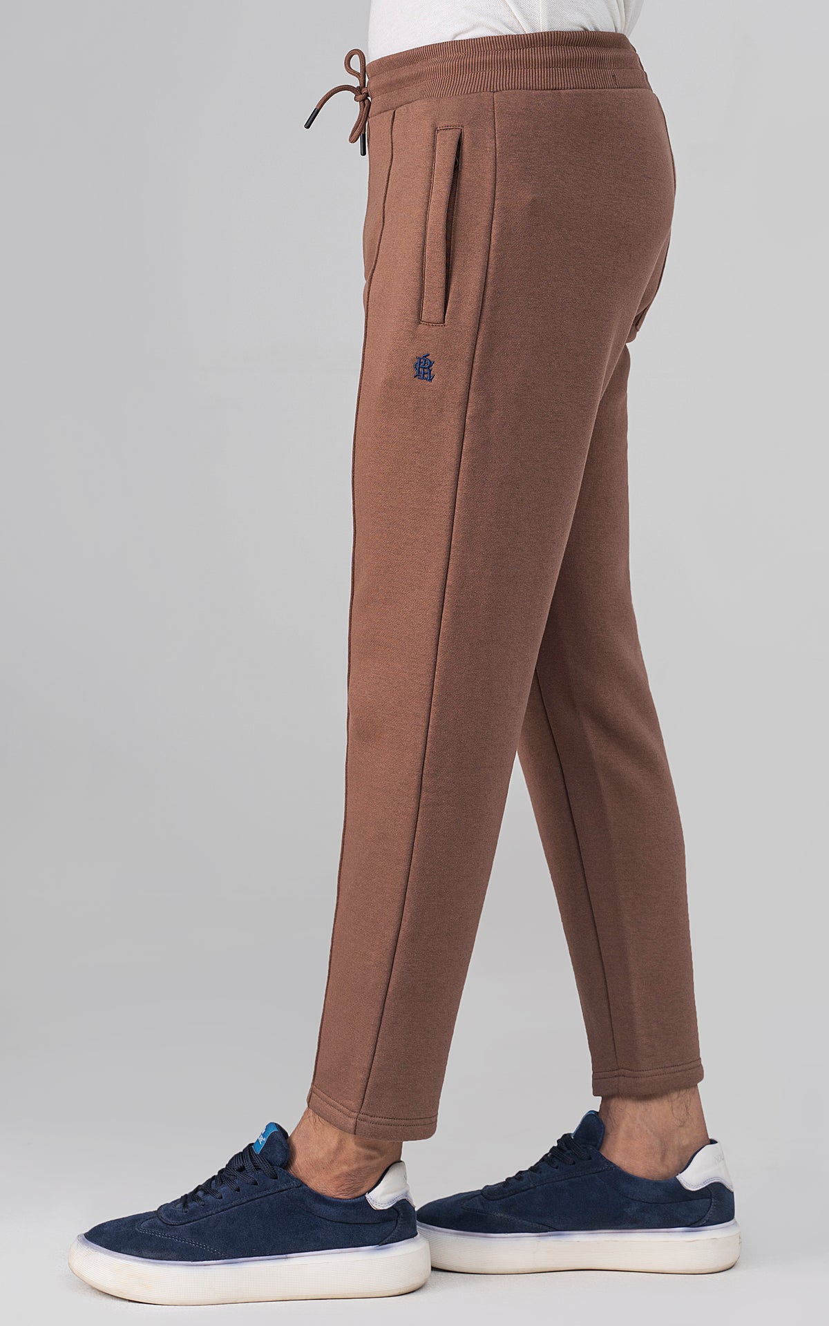 Shop Regular Fleece Jogger Trouser Rust for Men Online
