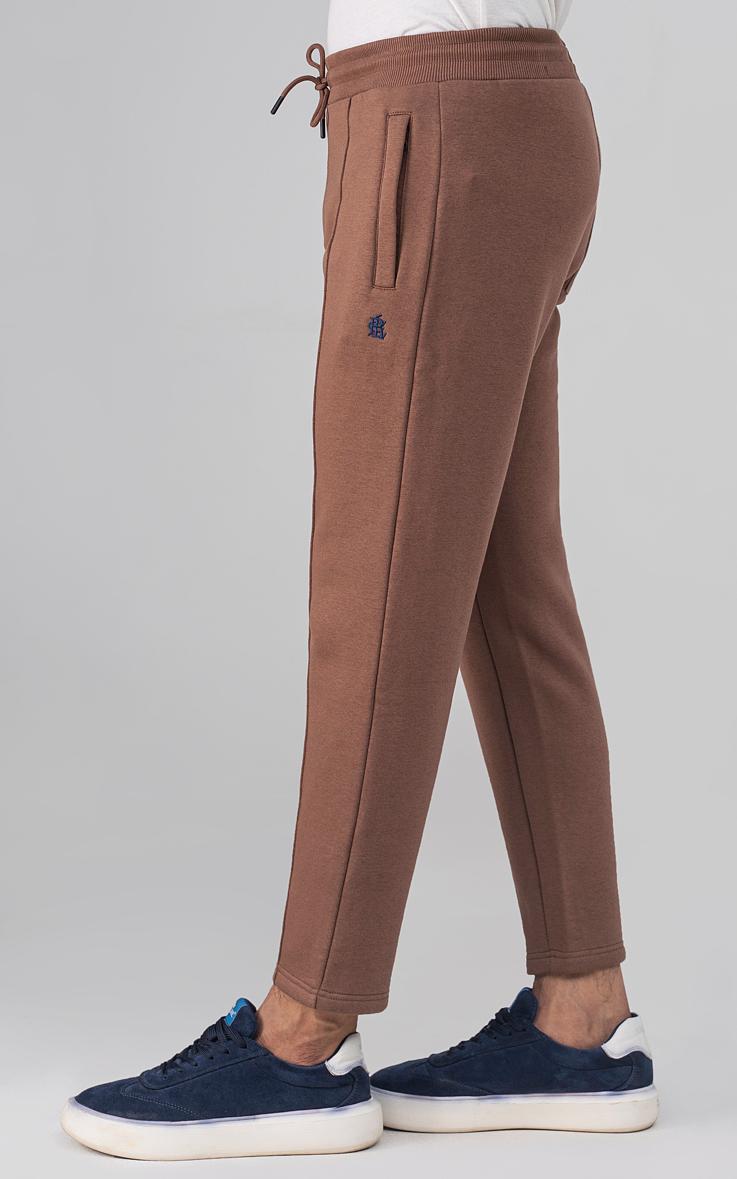 REGULAR FLEECE JOGGER TROUSER RUST