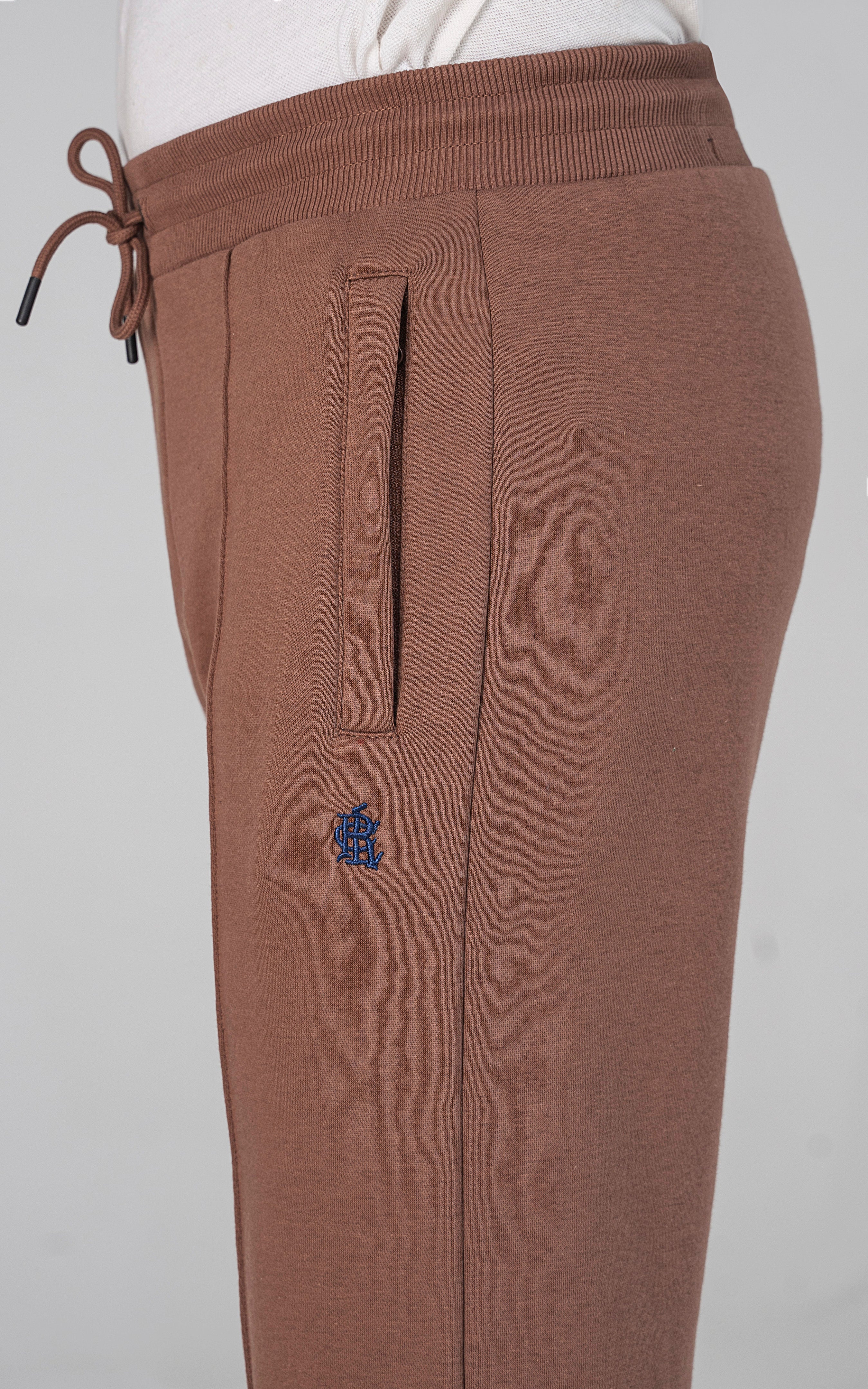 REGULAR FLEECE JOGGER TROUSER RUST