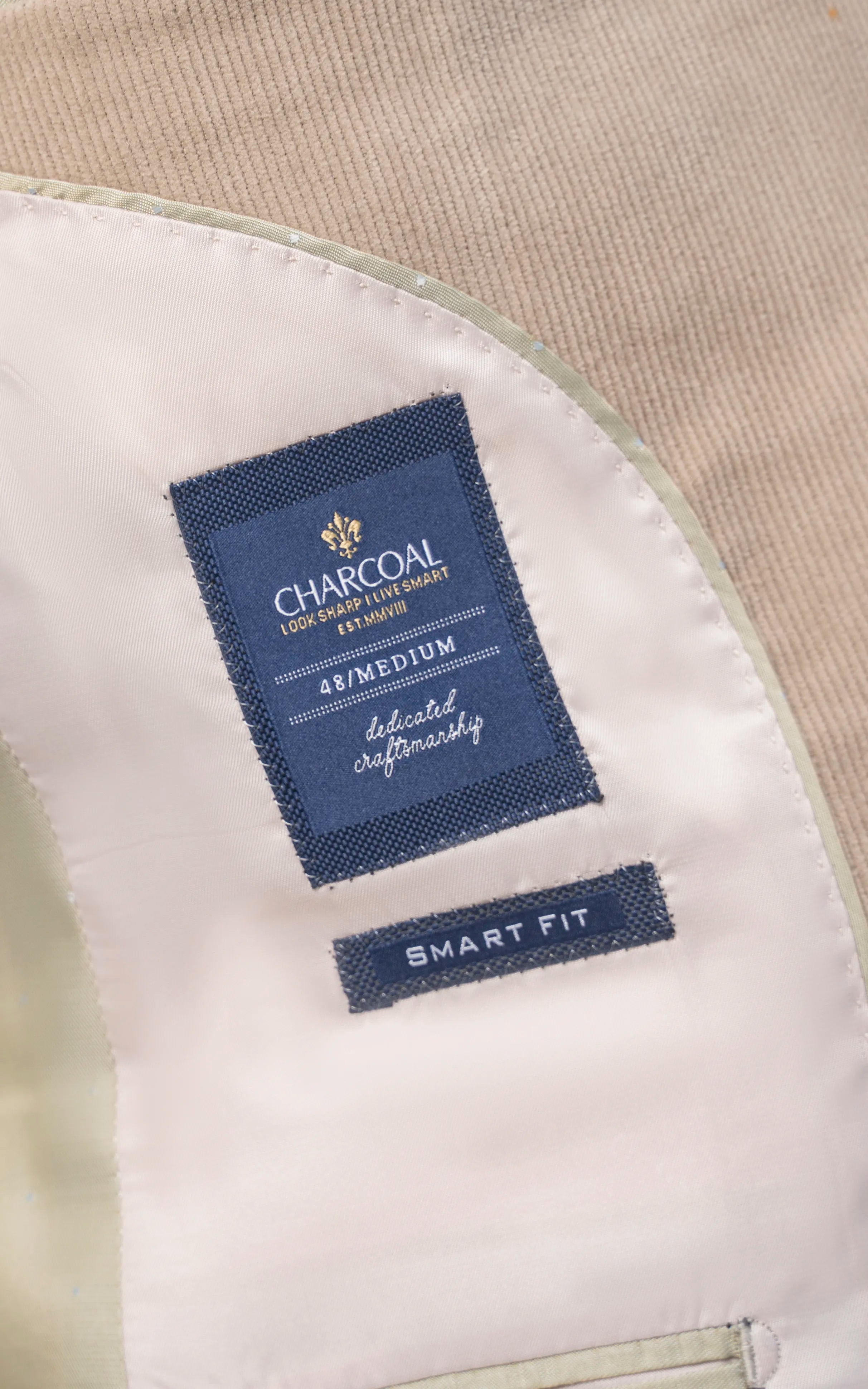 Men's Corduroy Blazer Beige