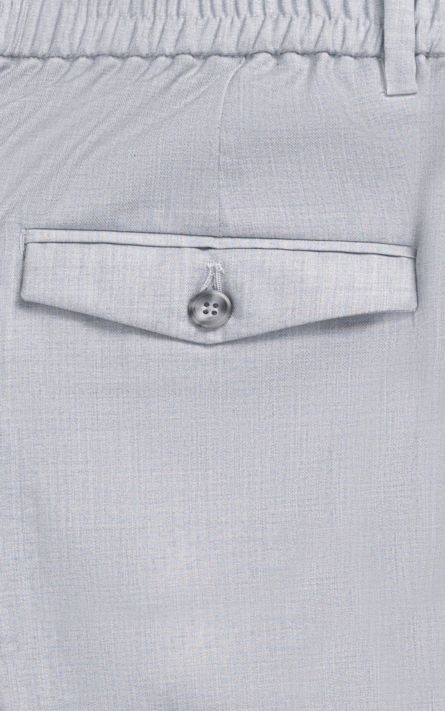 Elasticated pleated pant Ash Grey