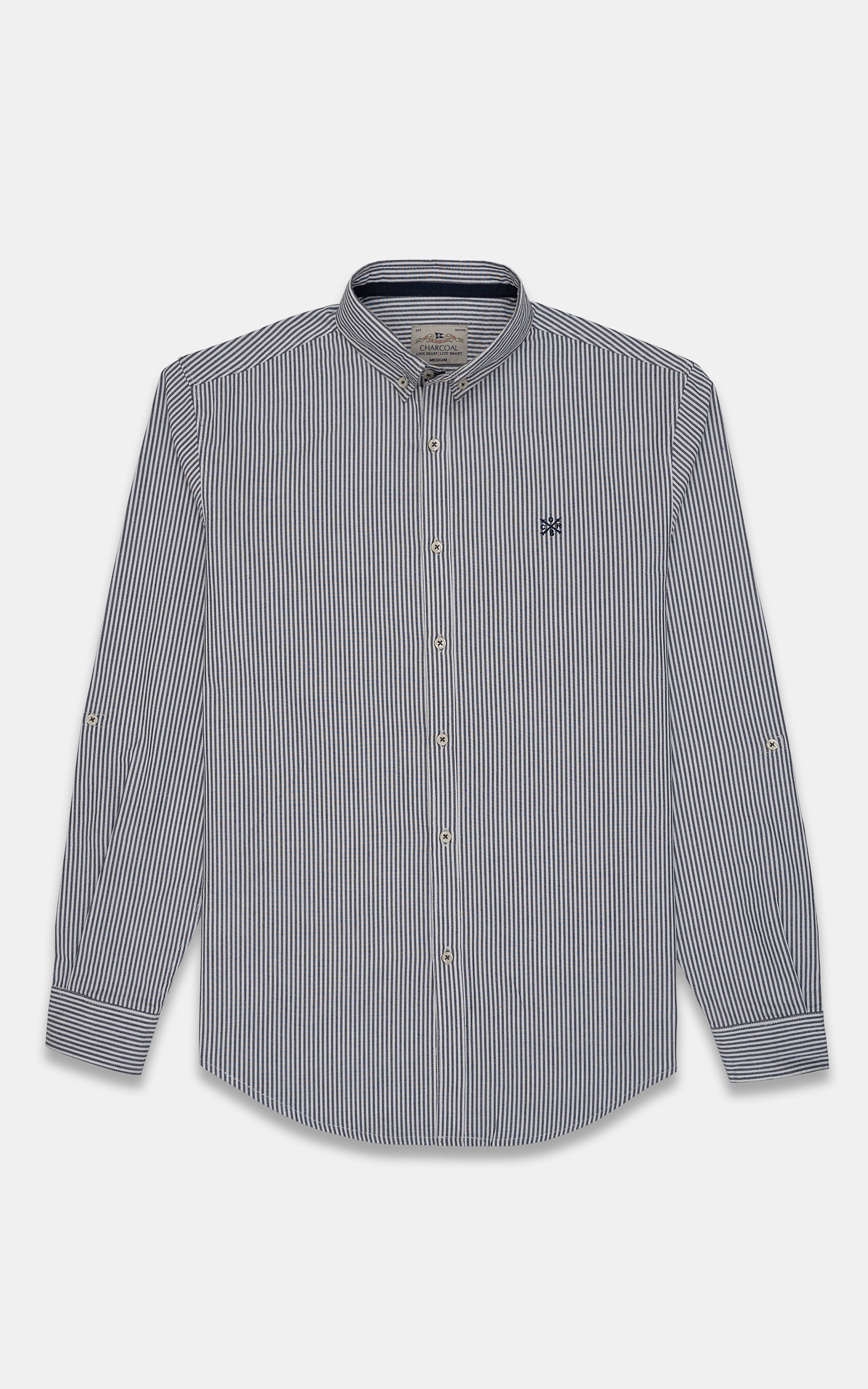 CASUAL SHIRT BLUISH GREY