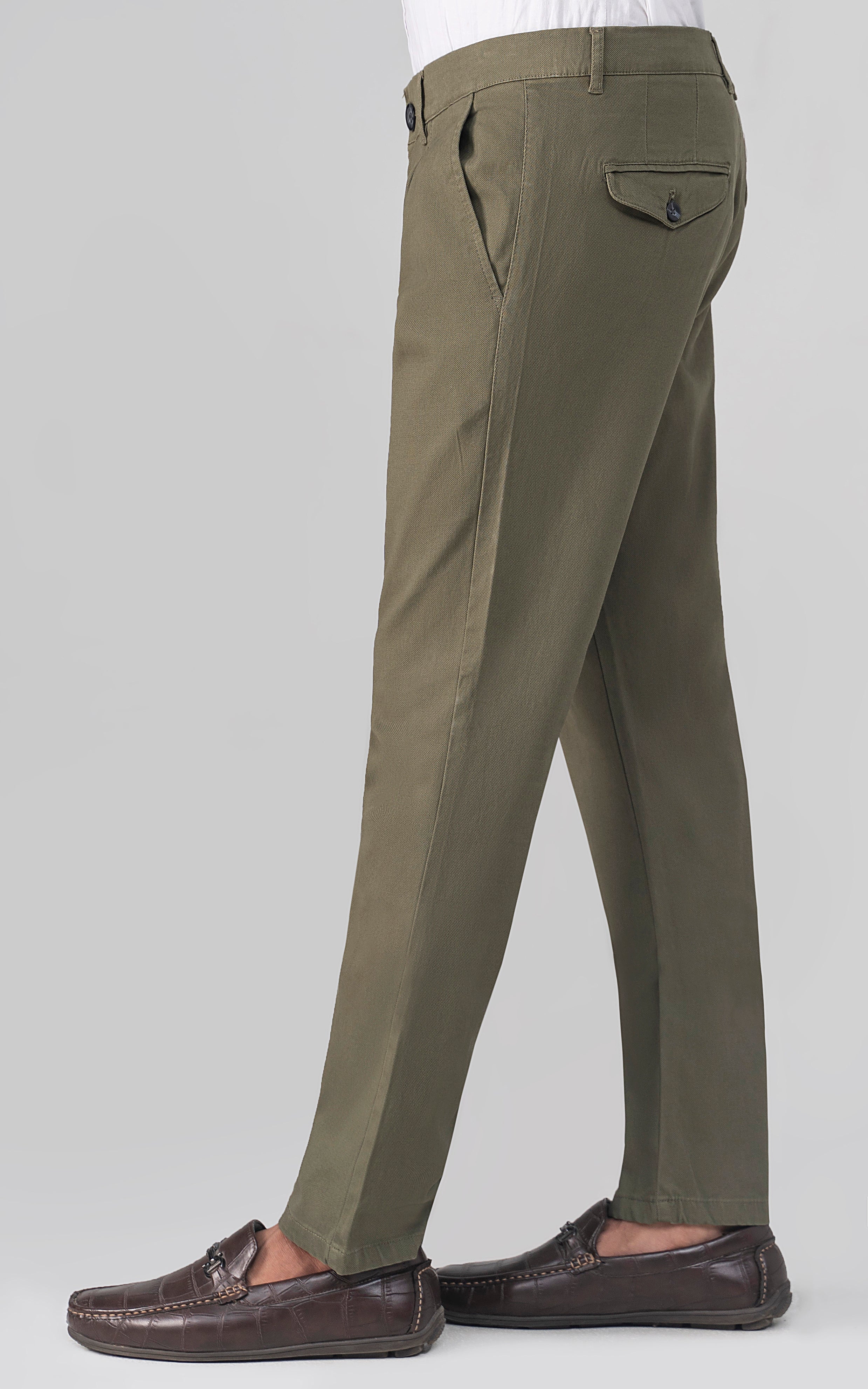 CASUAL PANT CROSS POCKET OLIVE