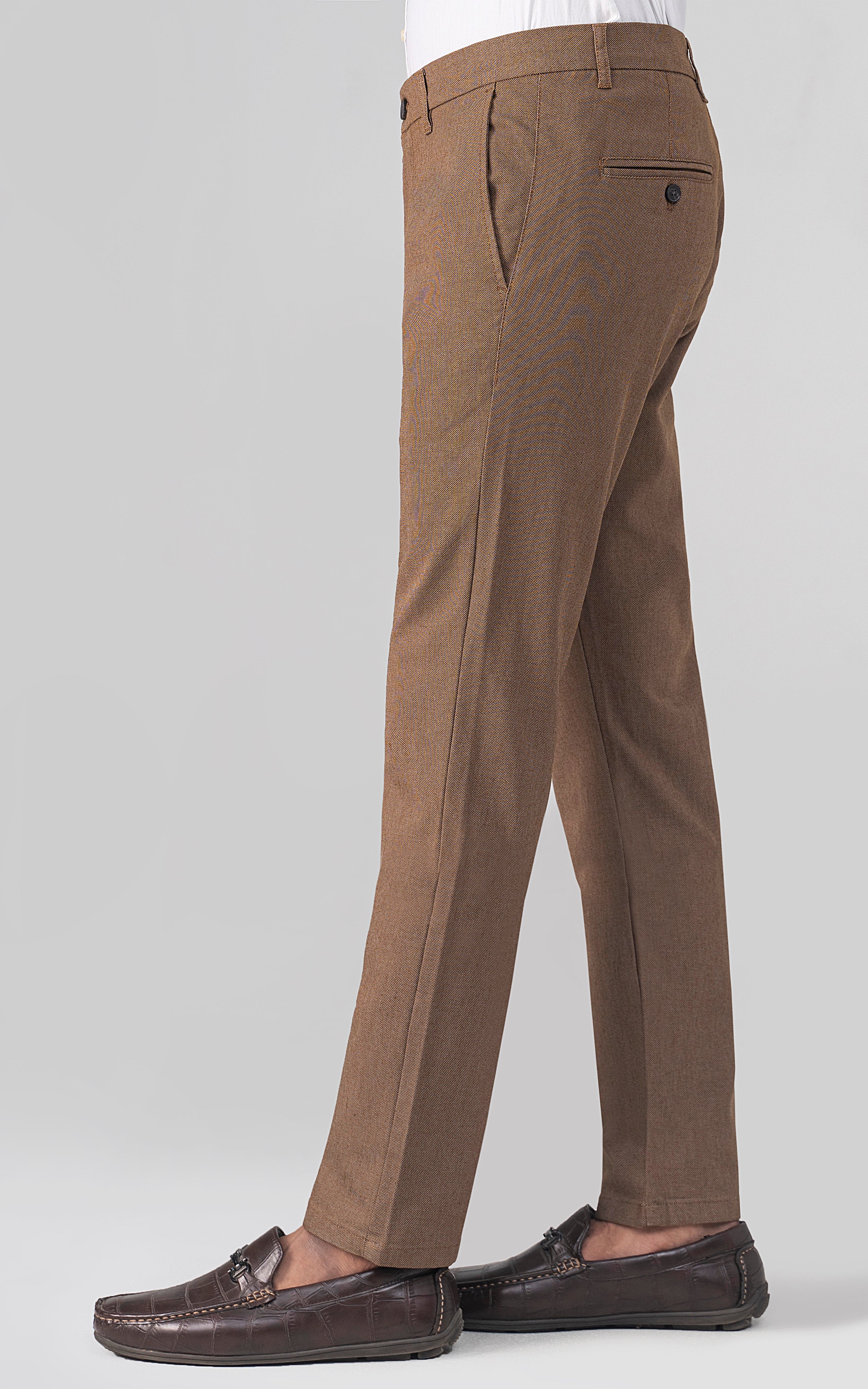 CASUAL PANT CROSS POCKET CAMEL