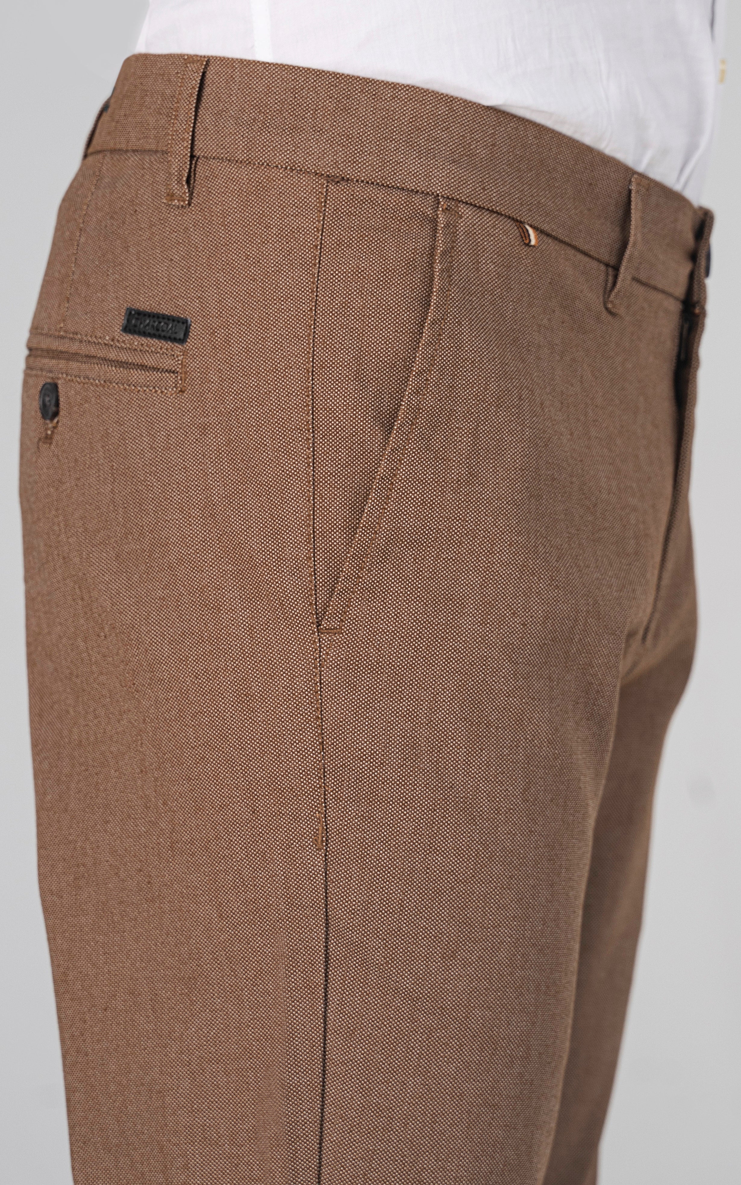 CASUAL PANT CROSS POCKET CAMEL