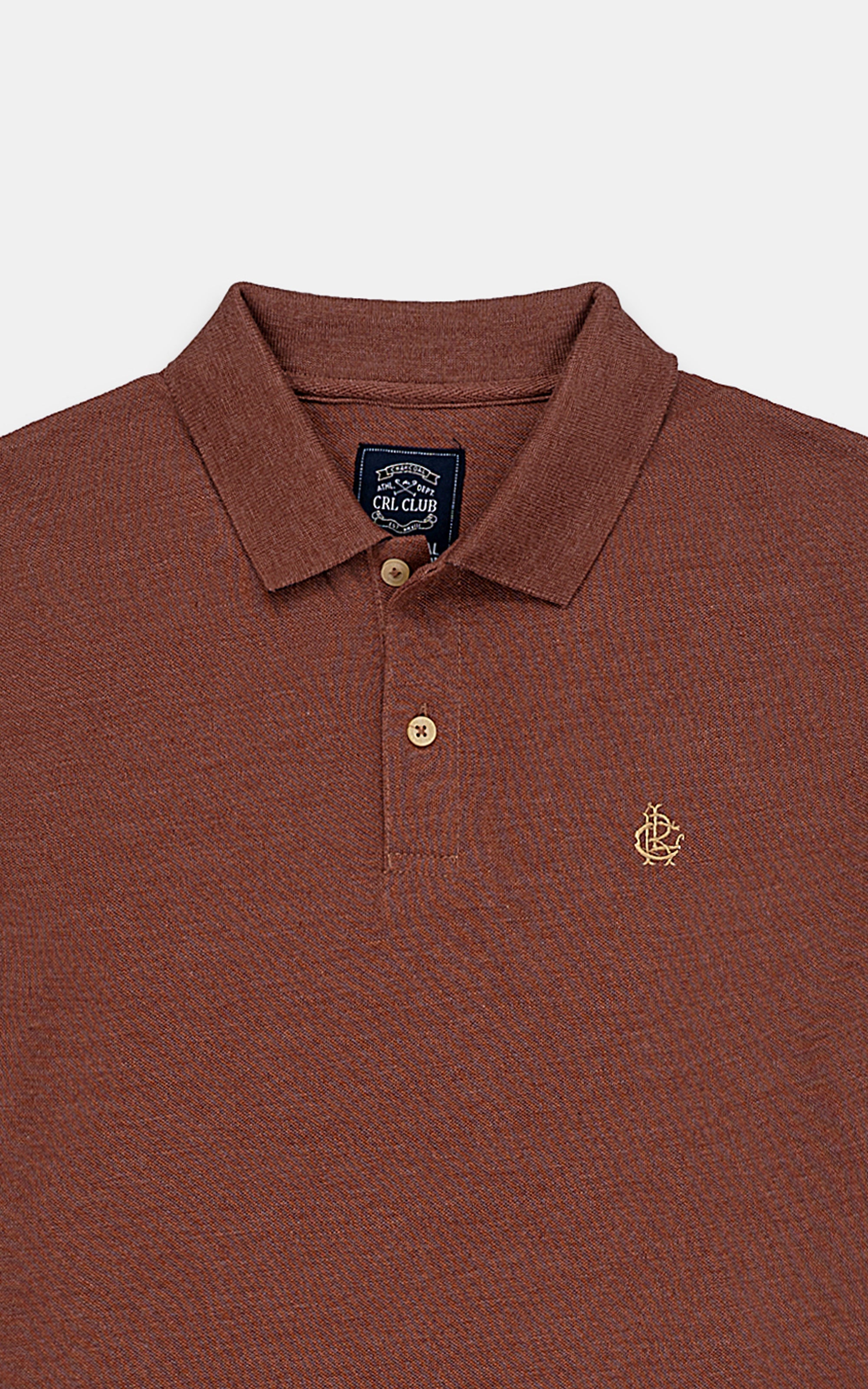 CLASSIS POLO SHIRT RUST