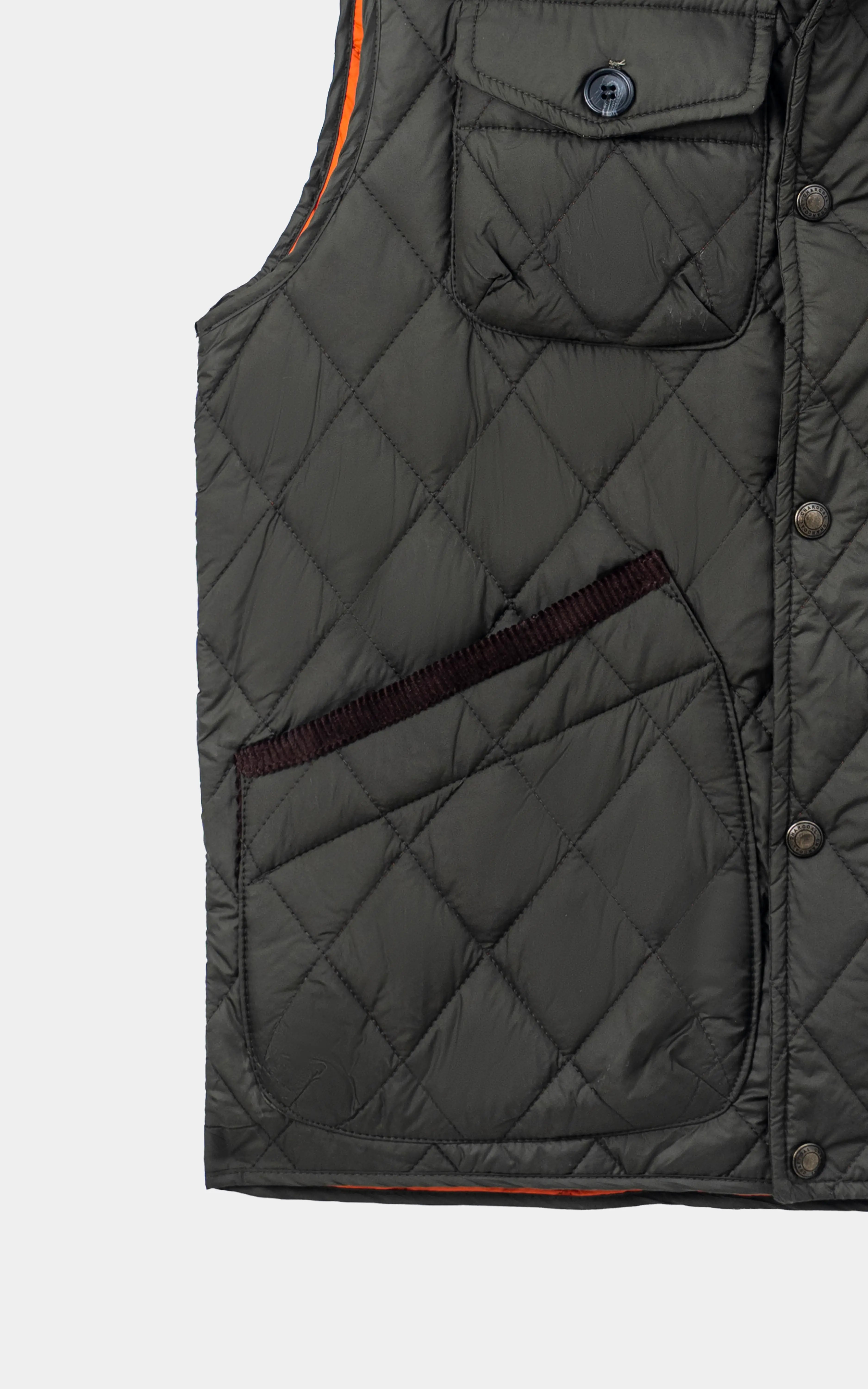 SMART FIT LIGHTWEIGHT SLEEVELESS JACKET OLIVE