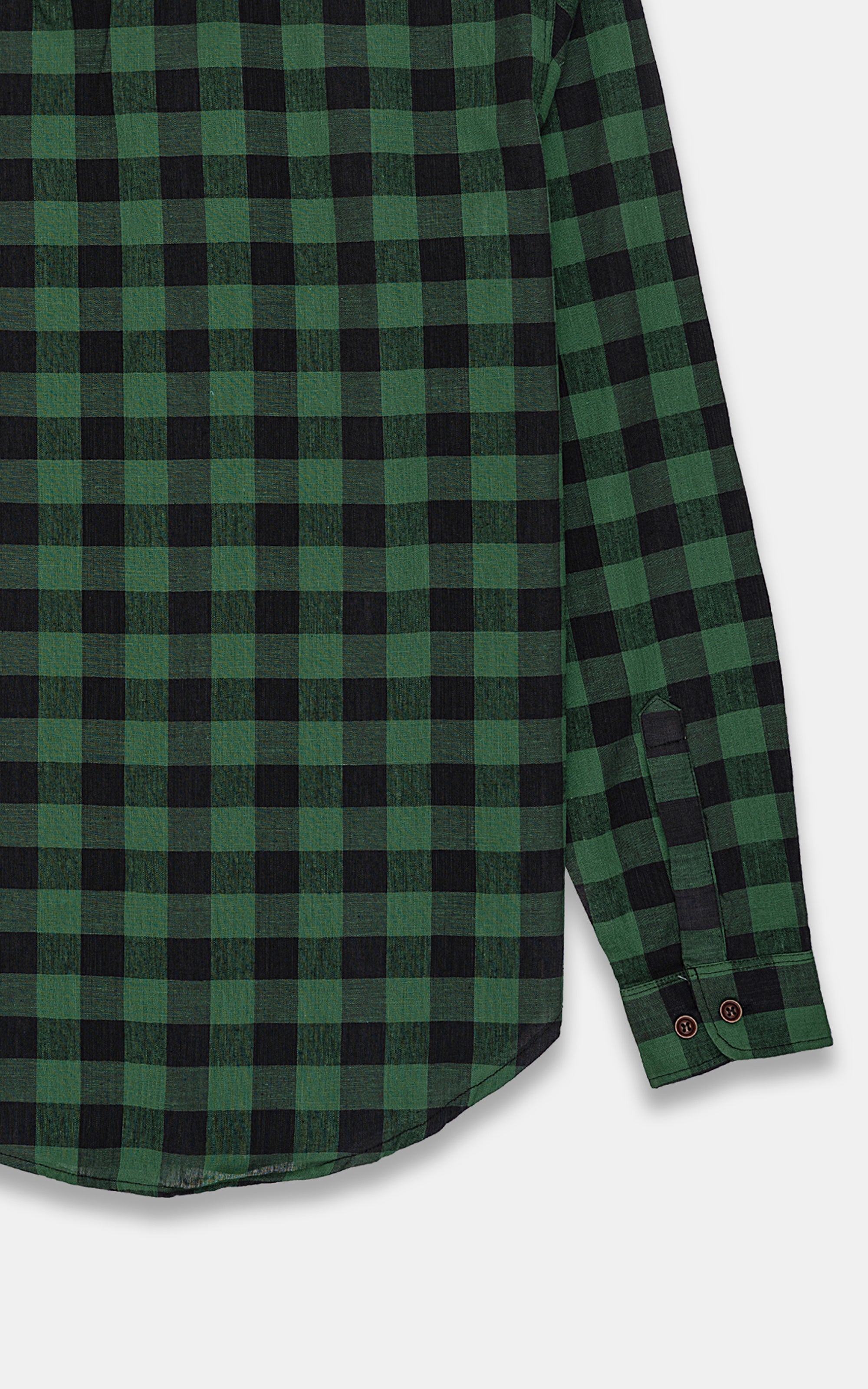 CASUAL SHIRT GREEN CHECK