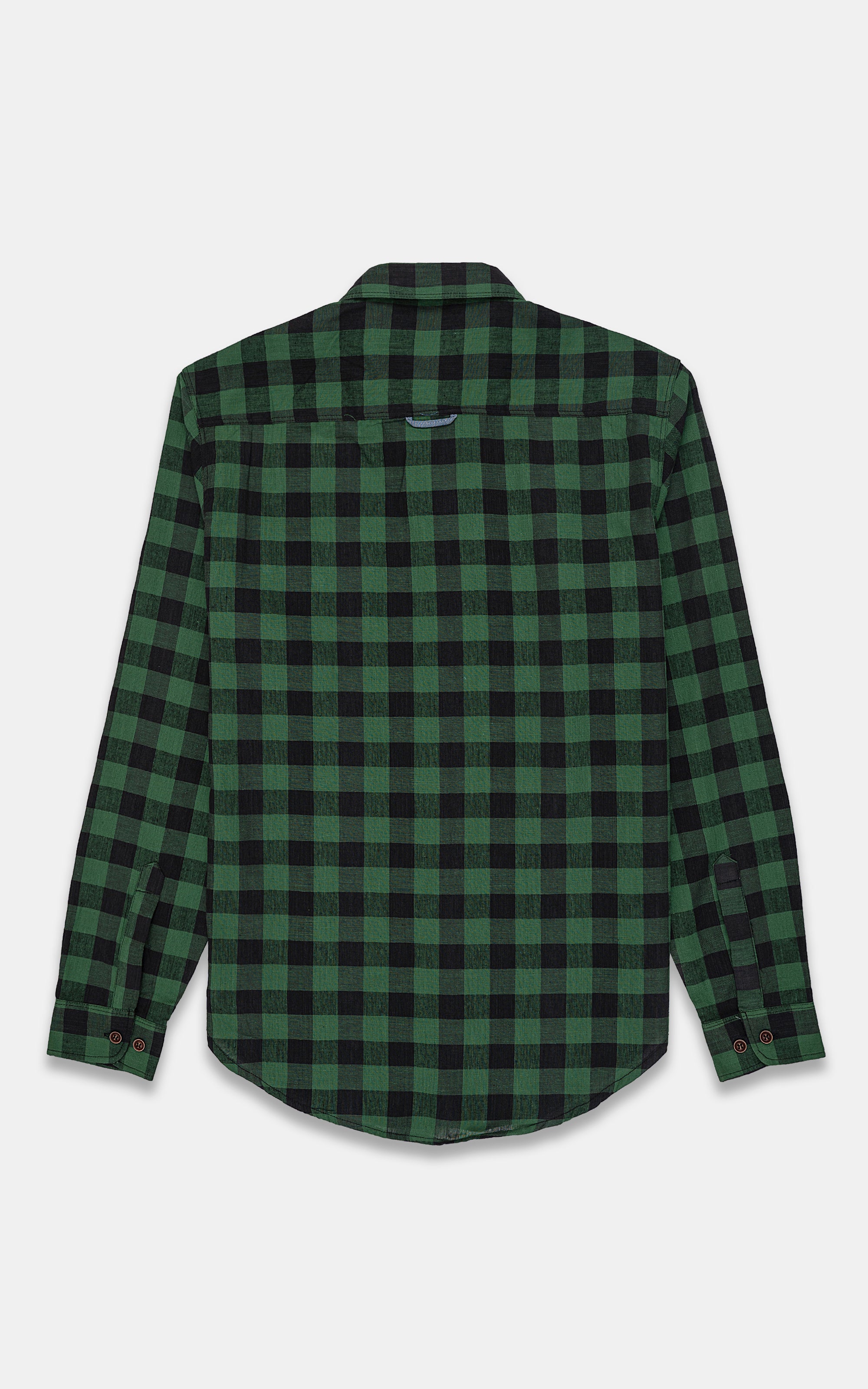 CASUAL SHIRT GREEN CHECK