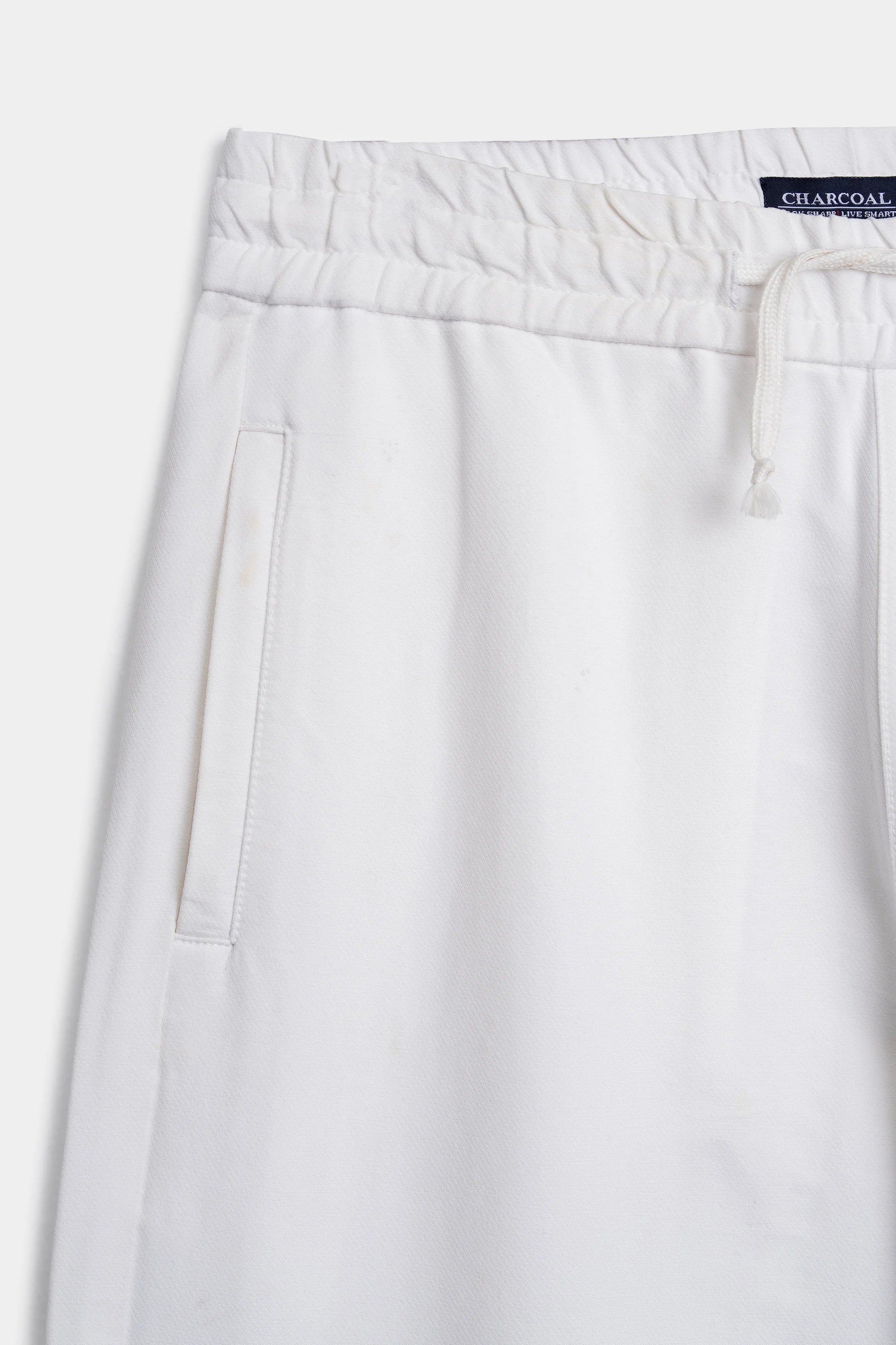 CASUAL TROUSER BONE POCKET WHITE