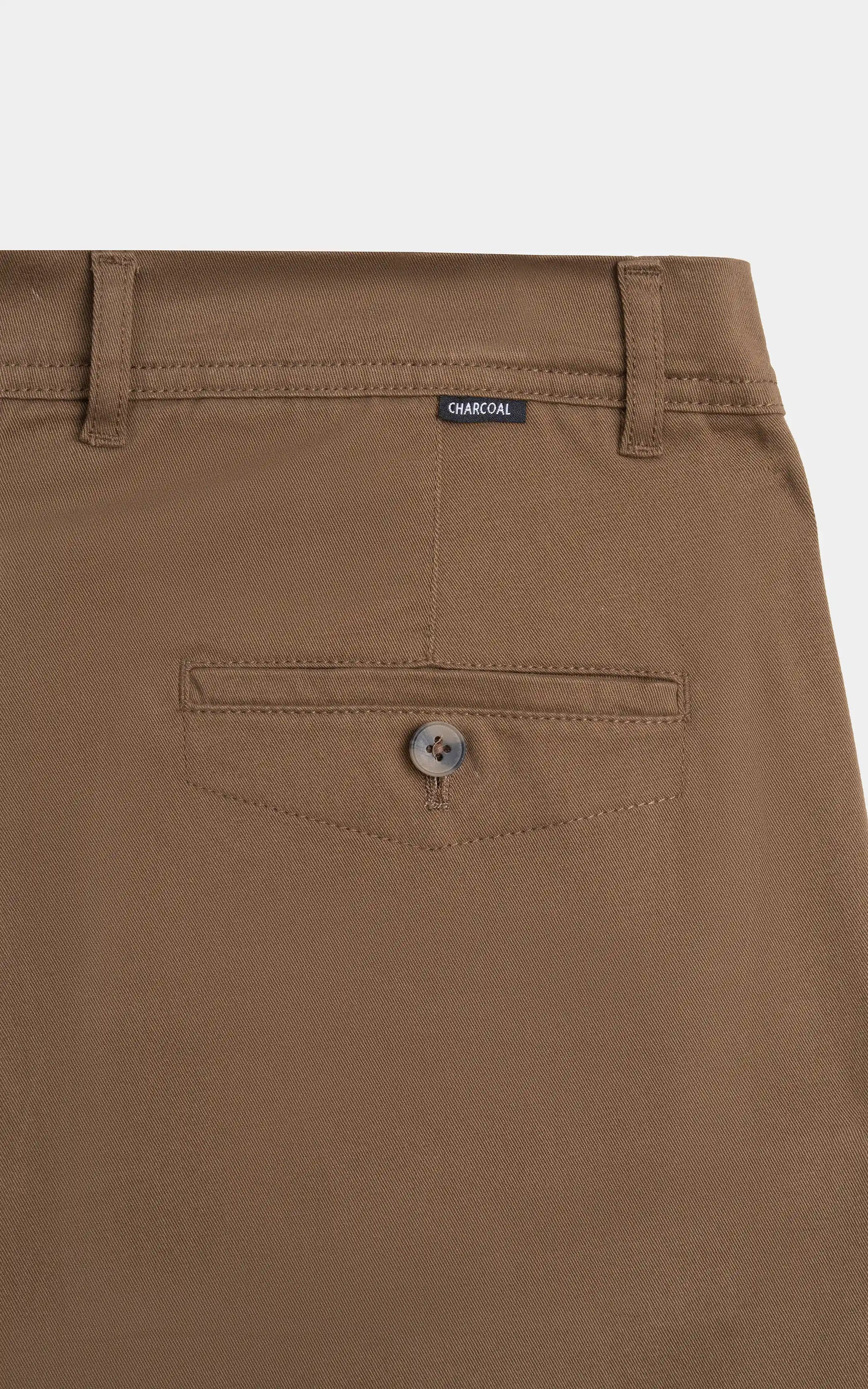 CASUAL PANT REGULAR FIT DARK KHAKI
