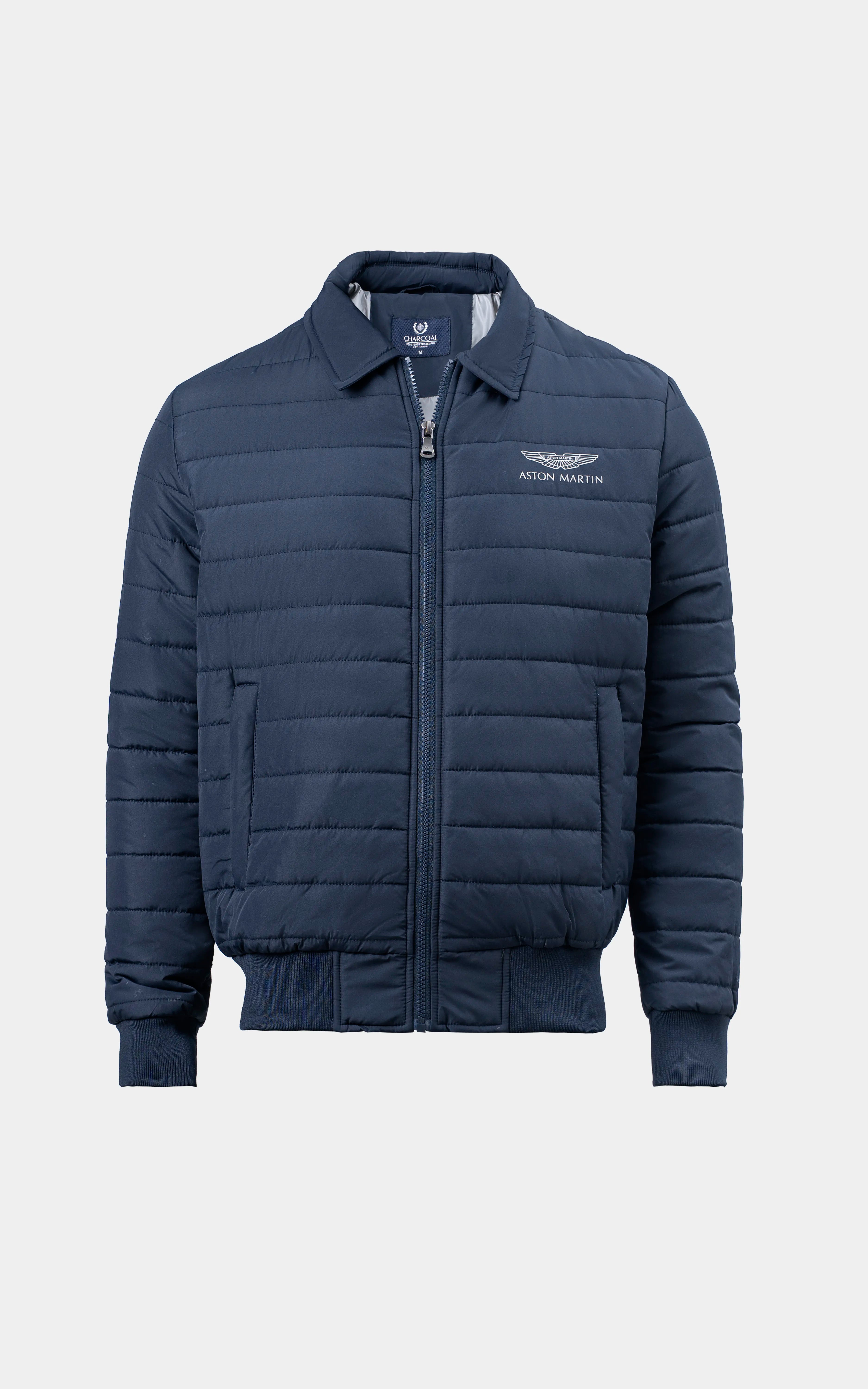 SMART FIT FULLSLEEVE QUILTED JACKET NAVY