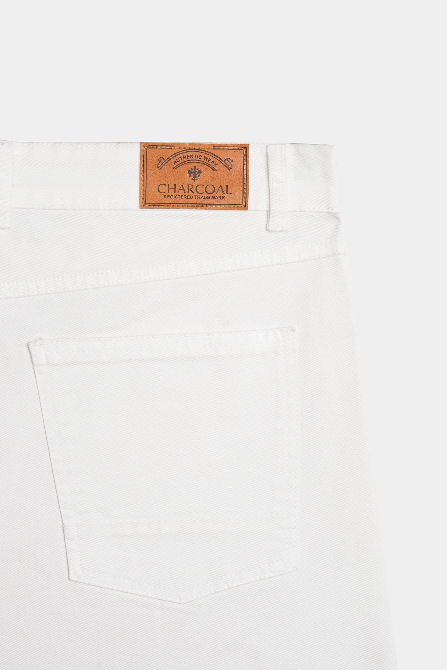 CASUAL PANT STRAIGHT FIT WHITE