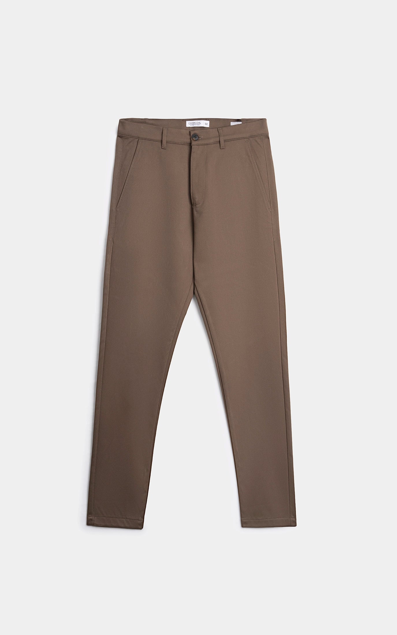 CASUAL PANT REGULAR FIT BROWN