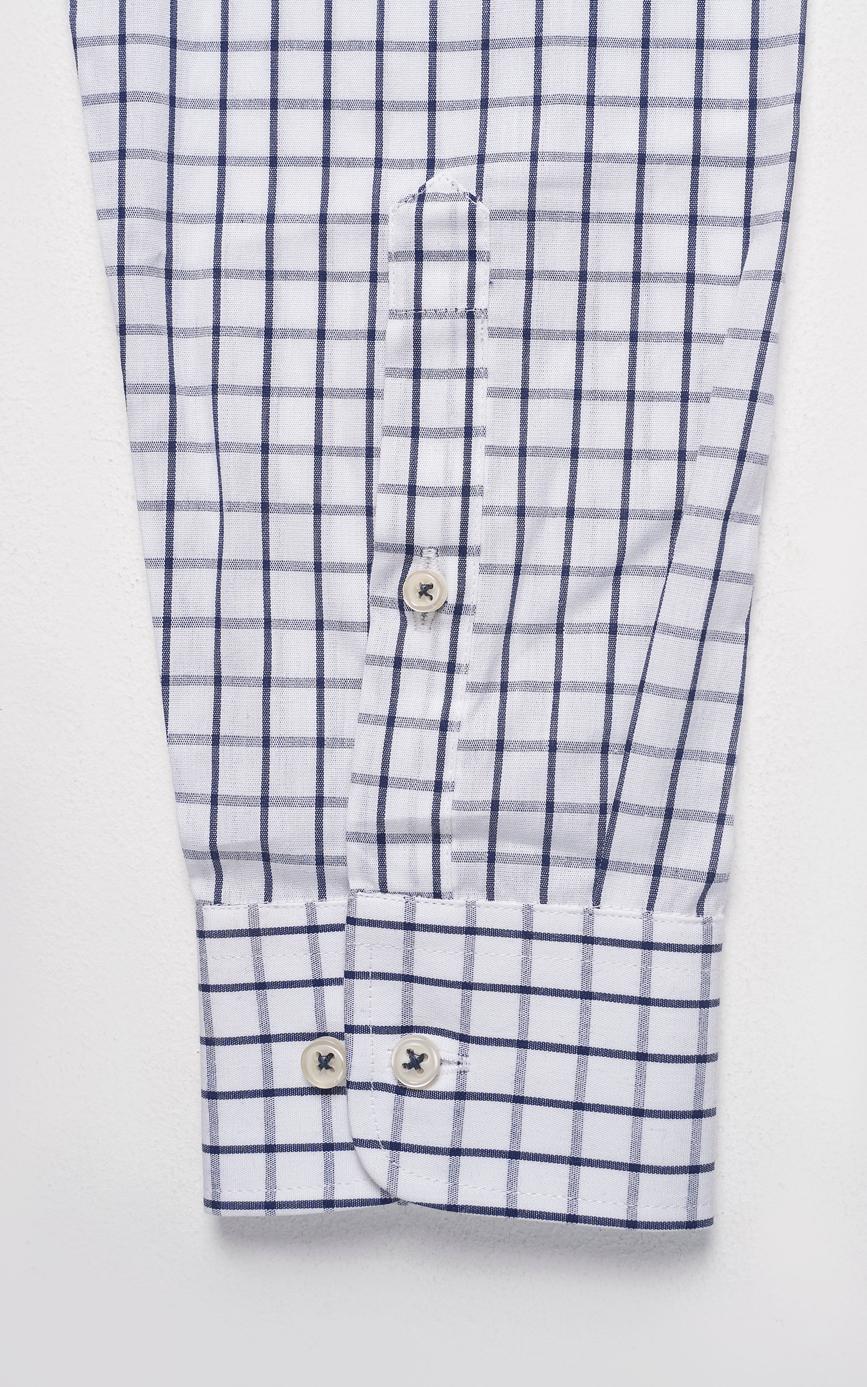 SEMI FORMAL SHIRT NAVY WHITE