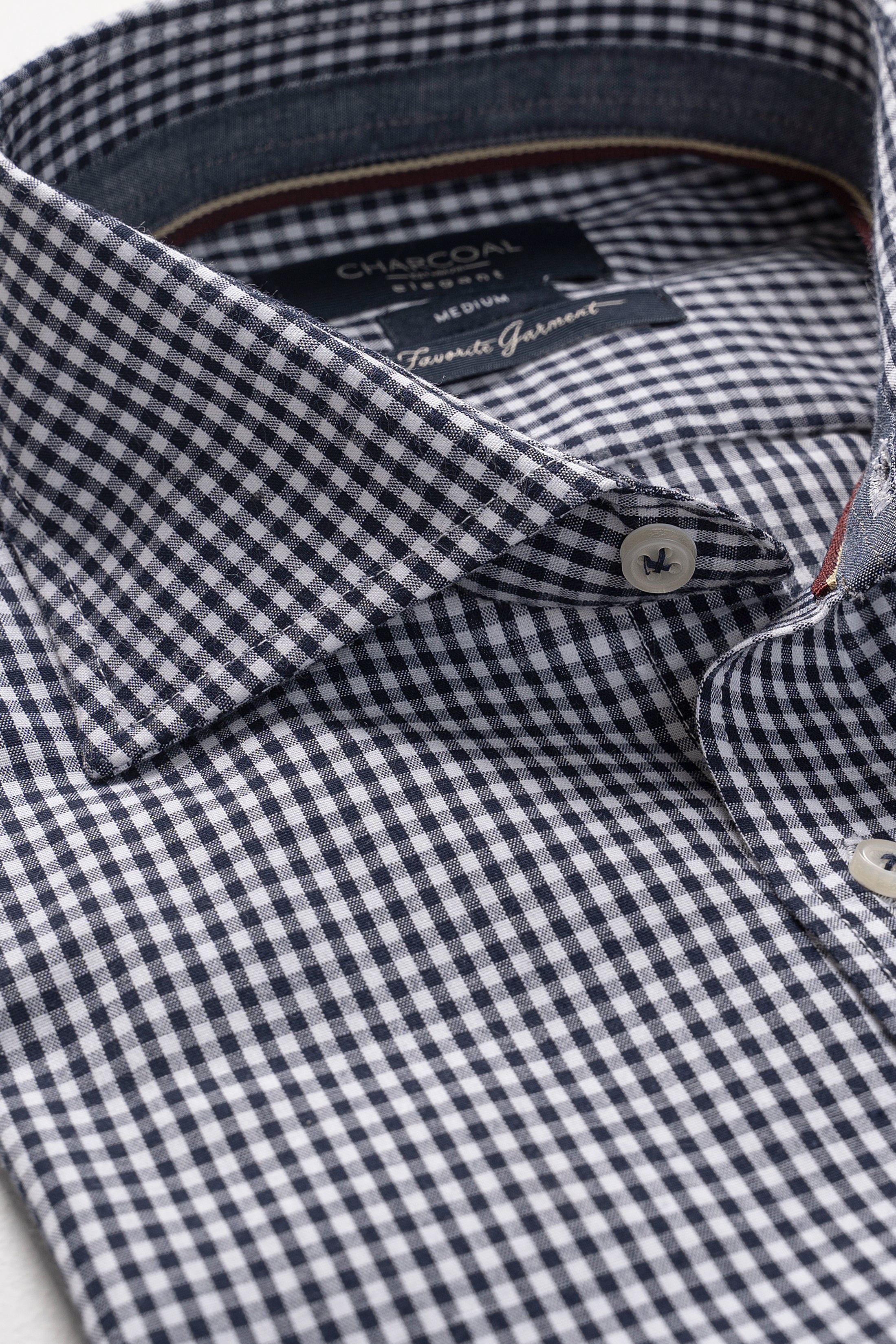 SEMI FORMAL SHIRT WHITE BLUE CHECK