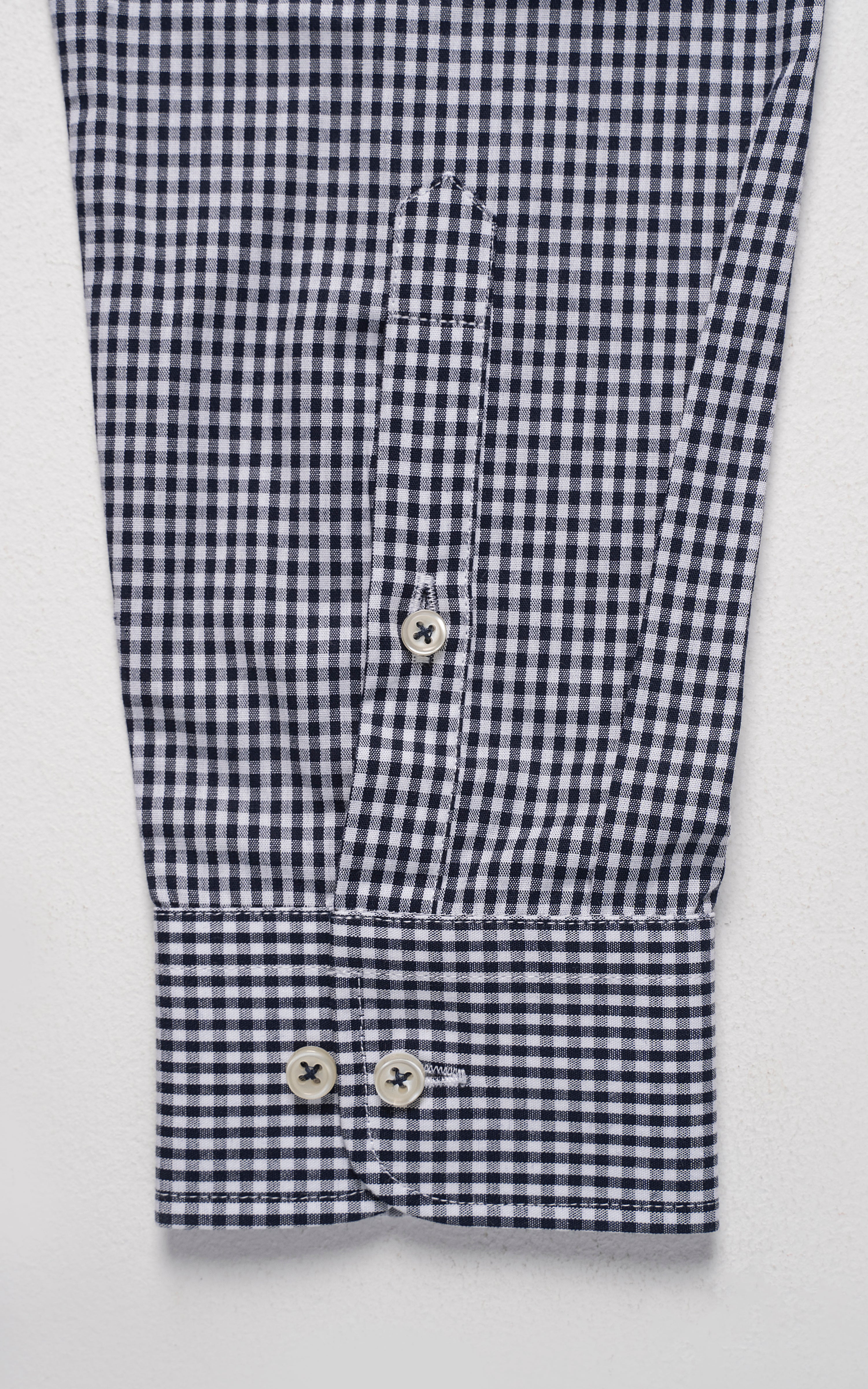 SEMI FORMAL SHIRT WHITE BLUE CHECK