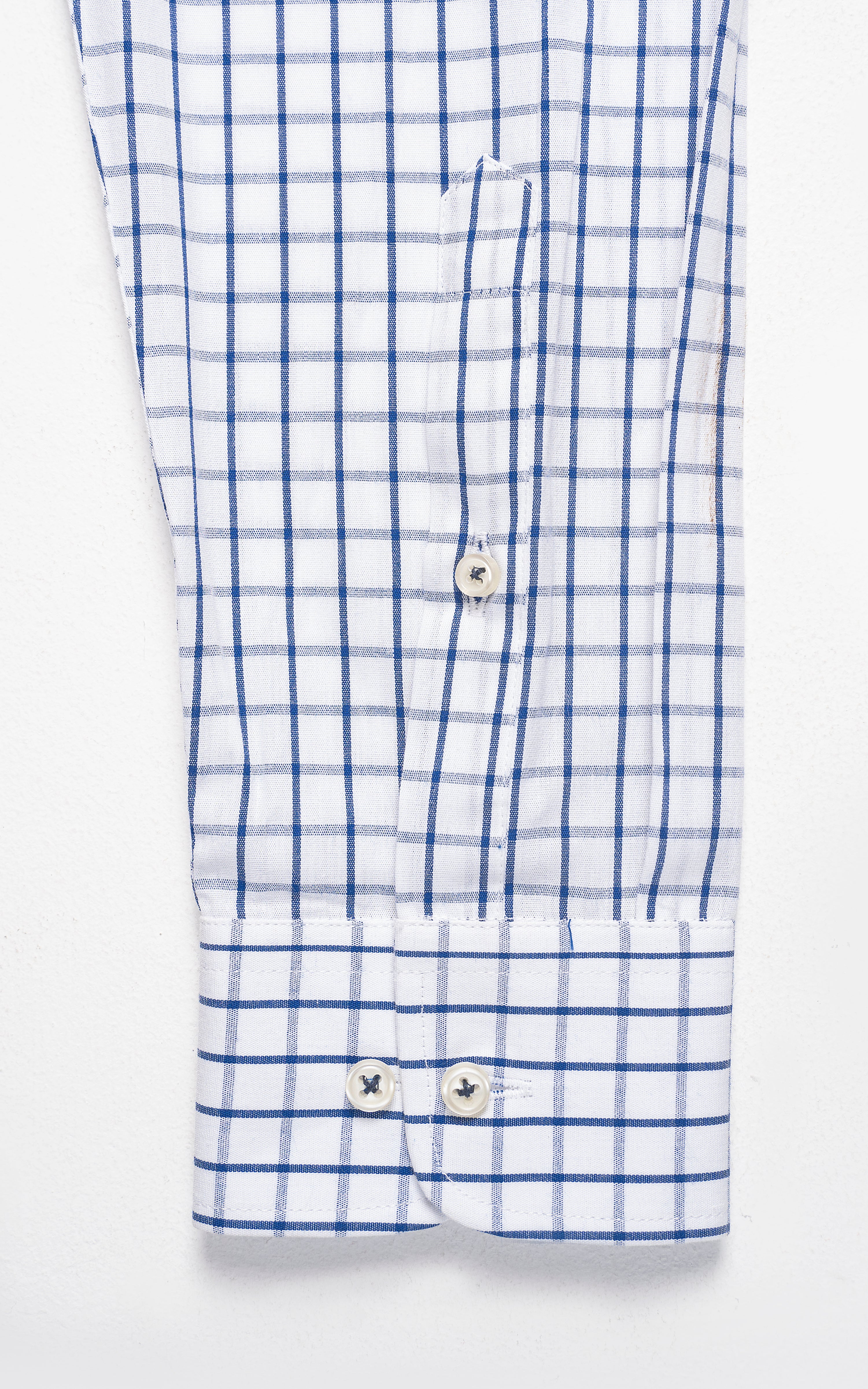 SEMI FORMAL SHIRT BLUE WHTE CHECK