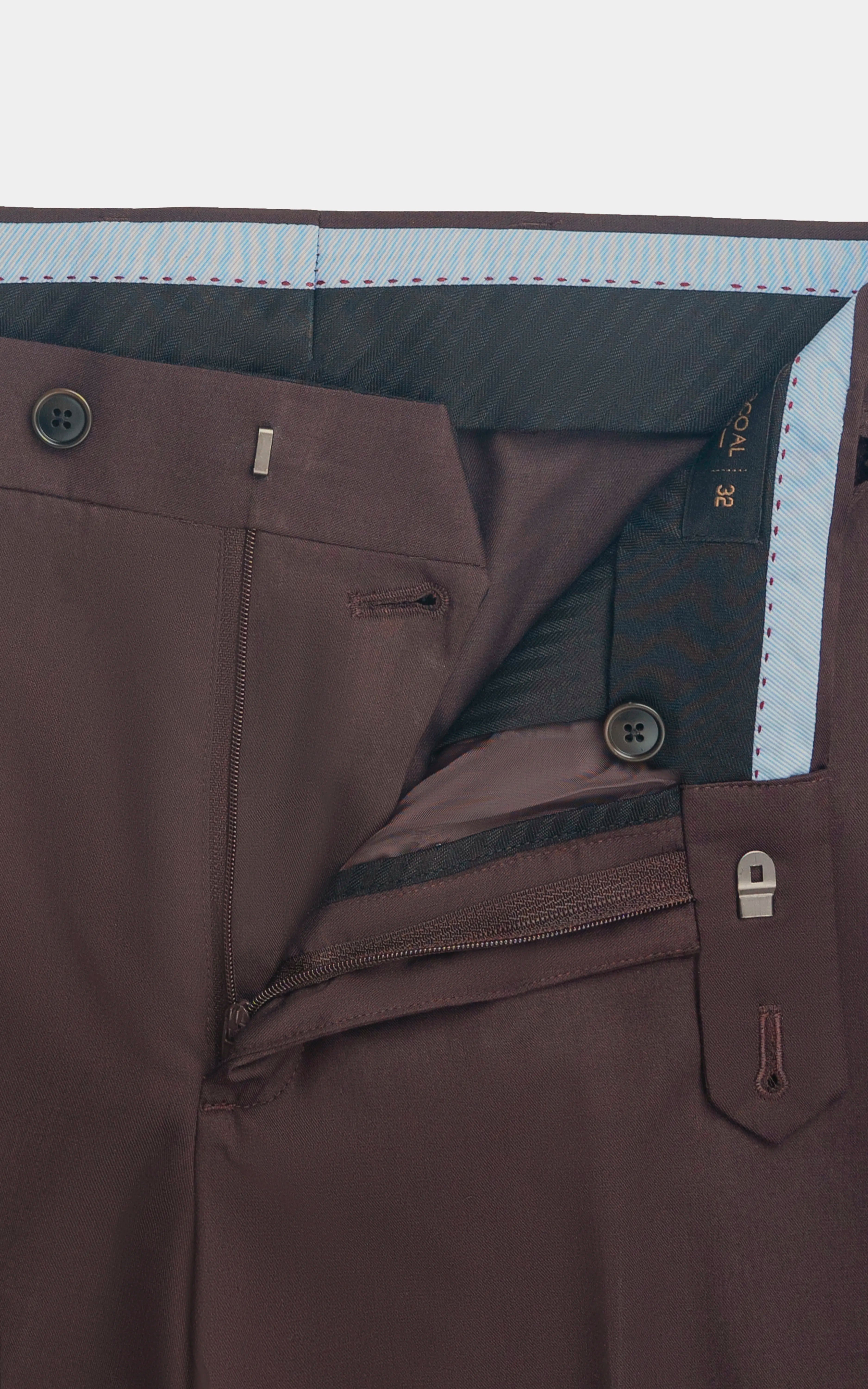 Smart Fit Dark Brown Dress Pant