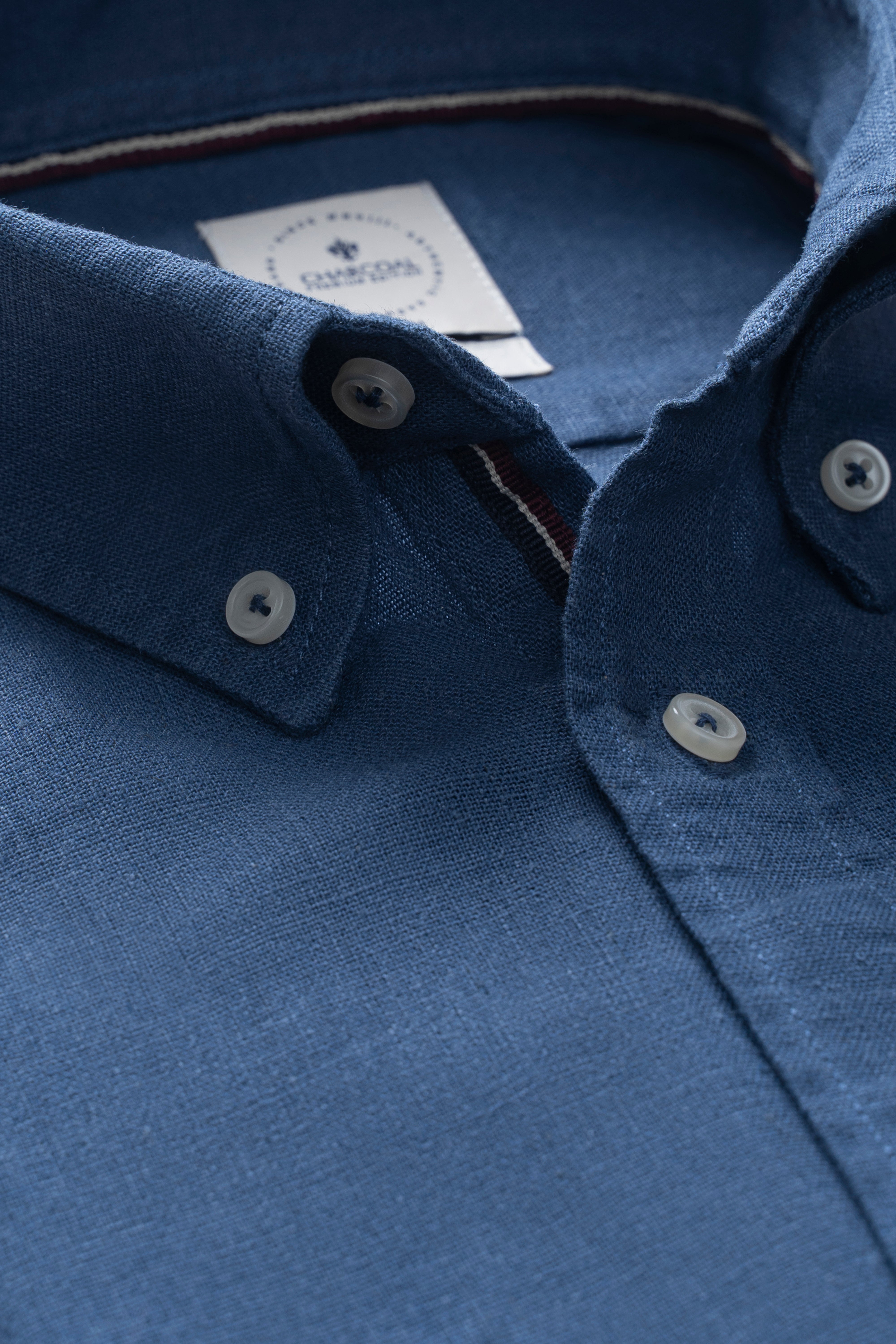 LINEN SMART FIT SHIRT BLUE