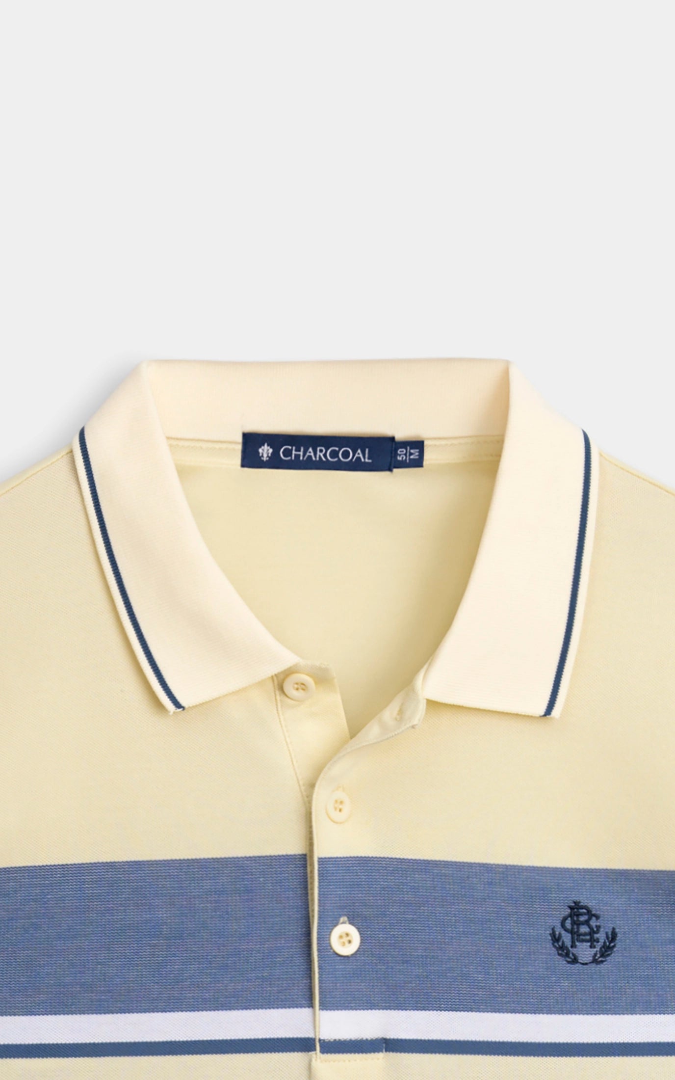SMART FIT EXECUTIVE ENGINEER STRIPED POLO SHIRT LIME YELLOW