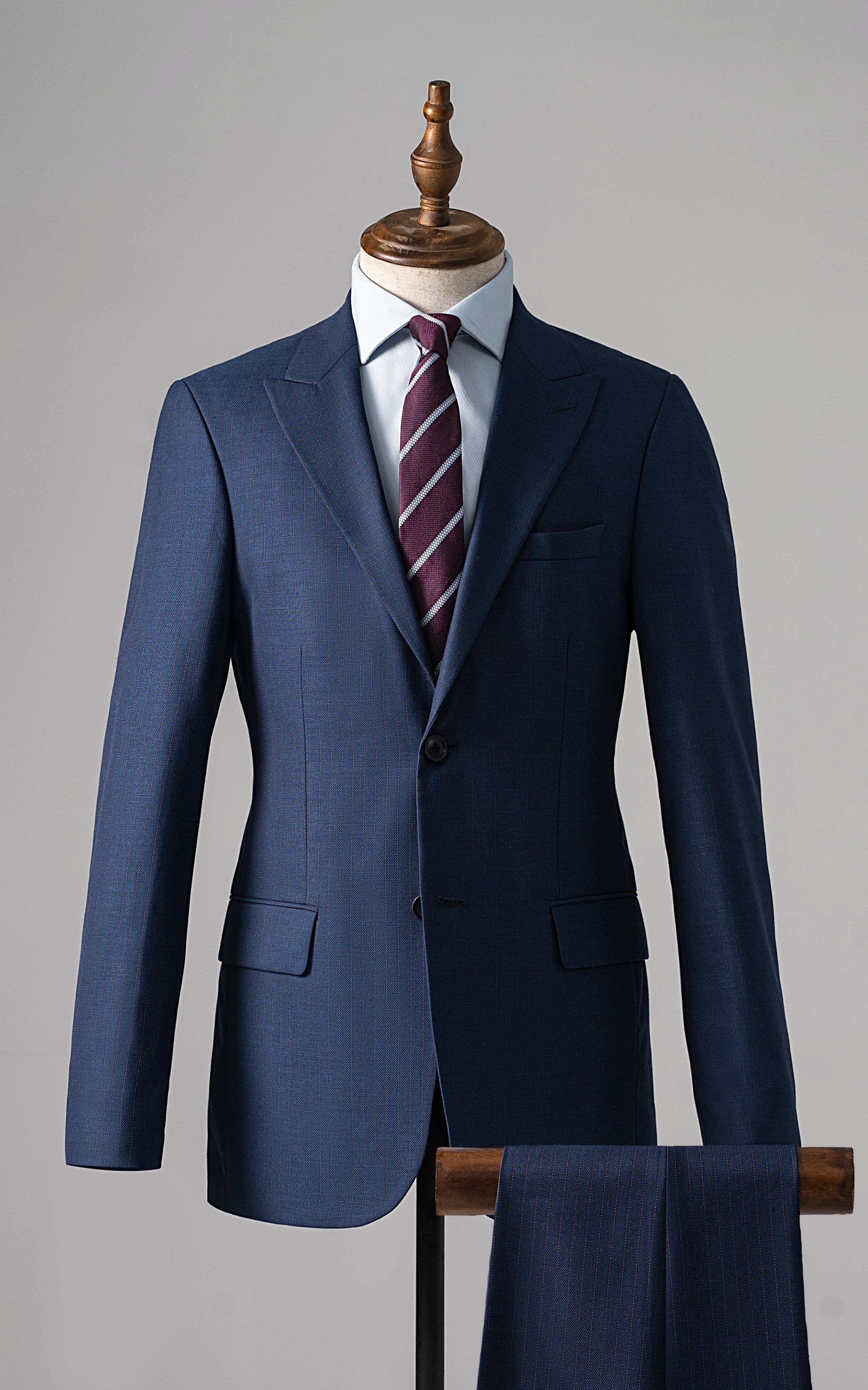 PREMIUM 2 PIECE SUIT BLUE SELF