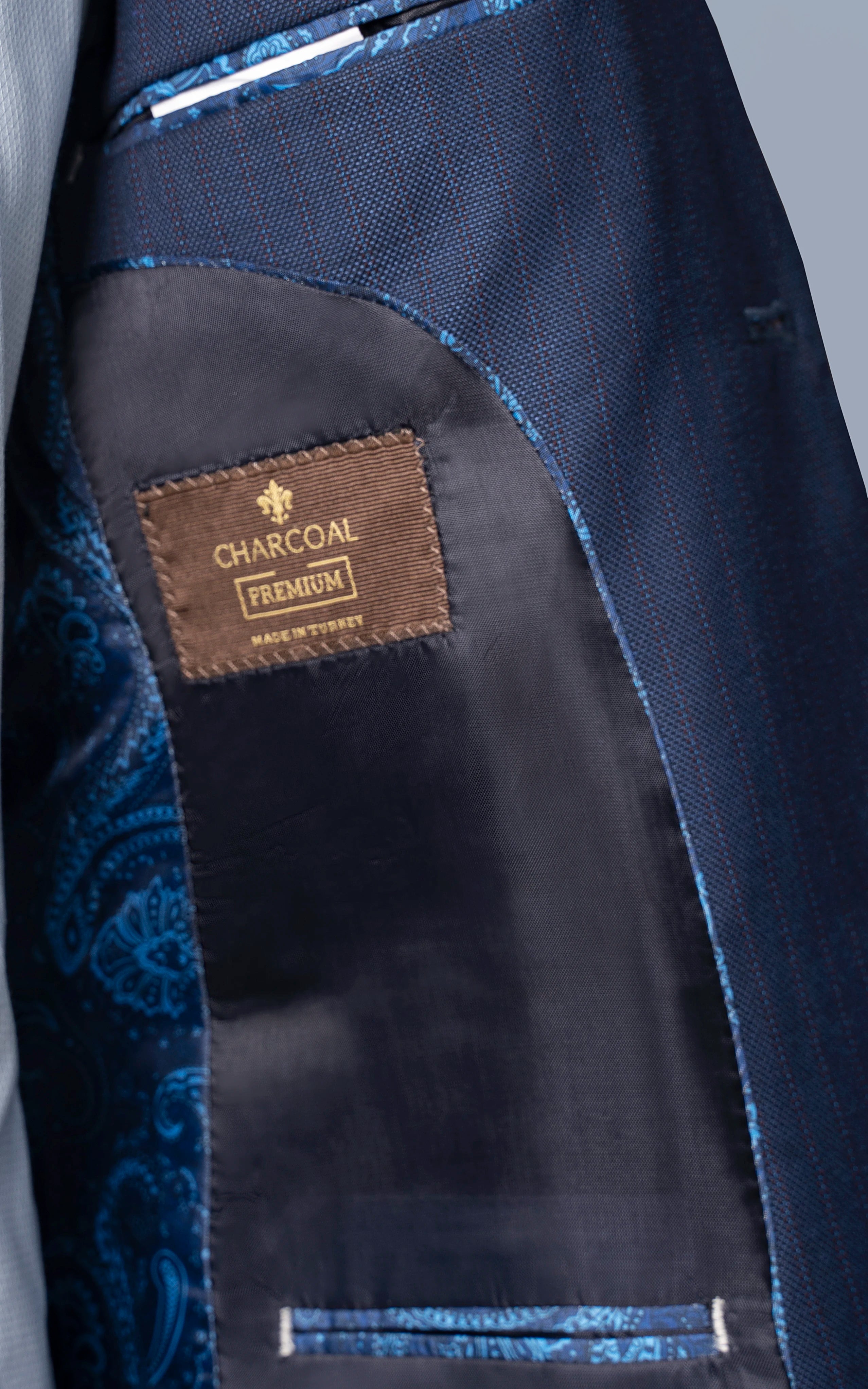 PREMIUM 2 PIECE SUIT BLUE SELF