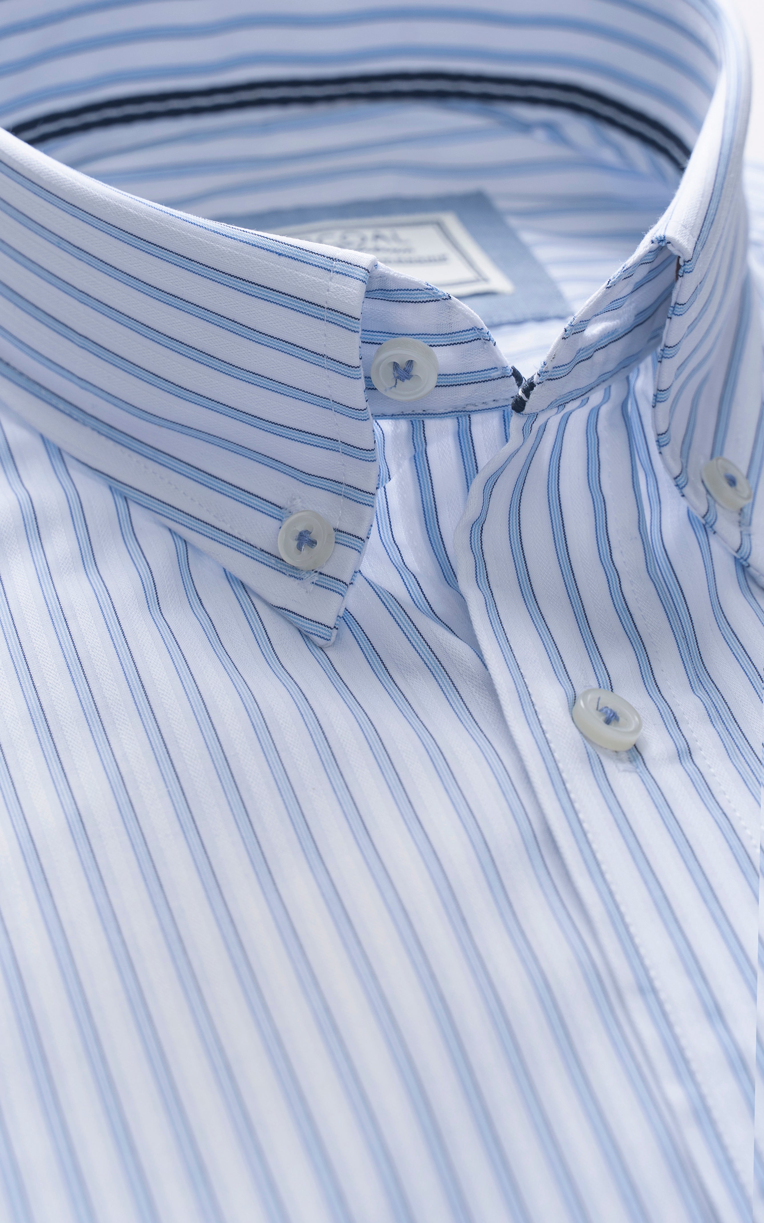 SMART FIT STRIPED SHIRT WHITE
