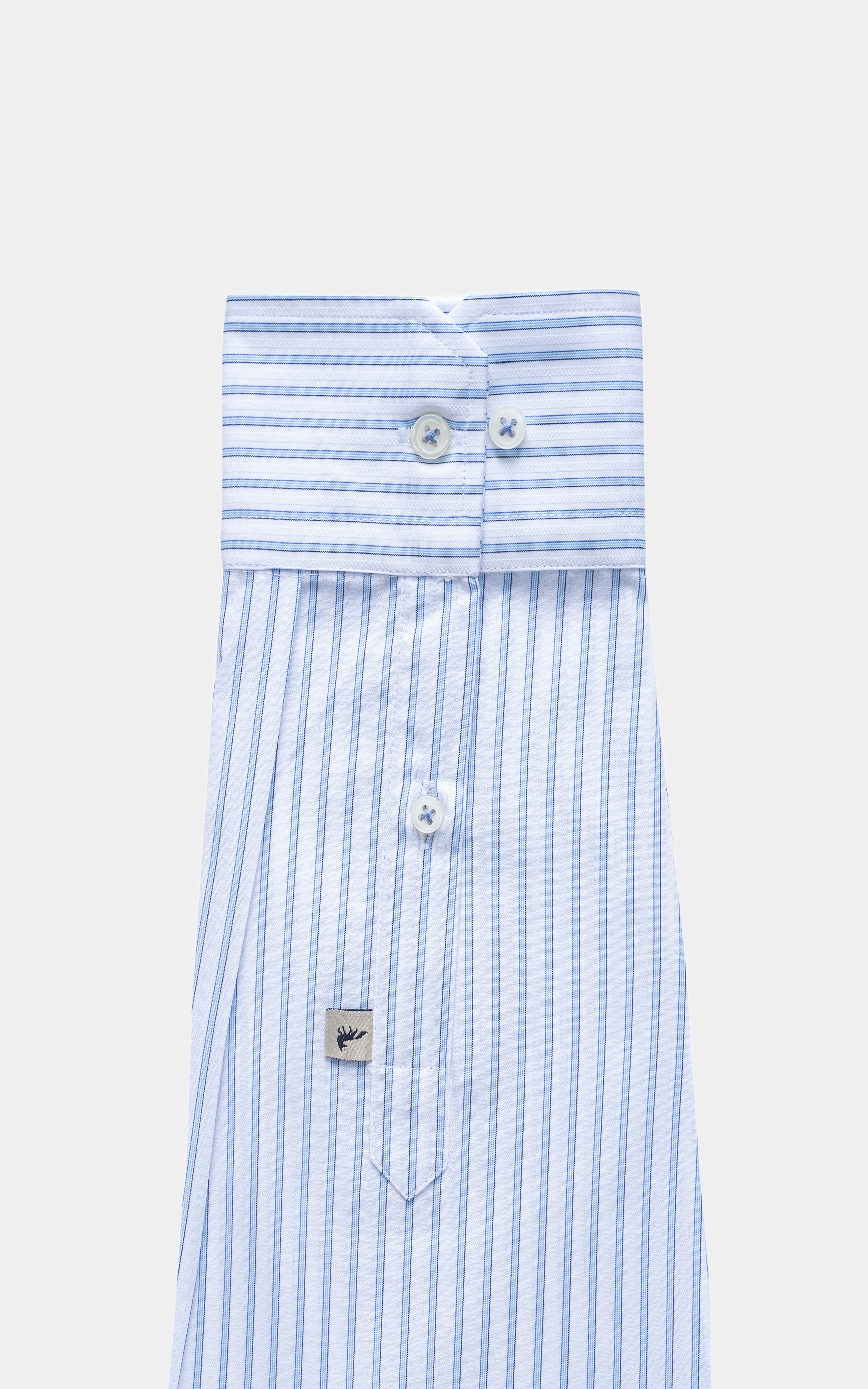 SMART FIT STRIPED SHIRT WHITE