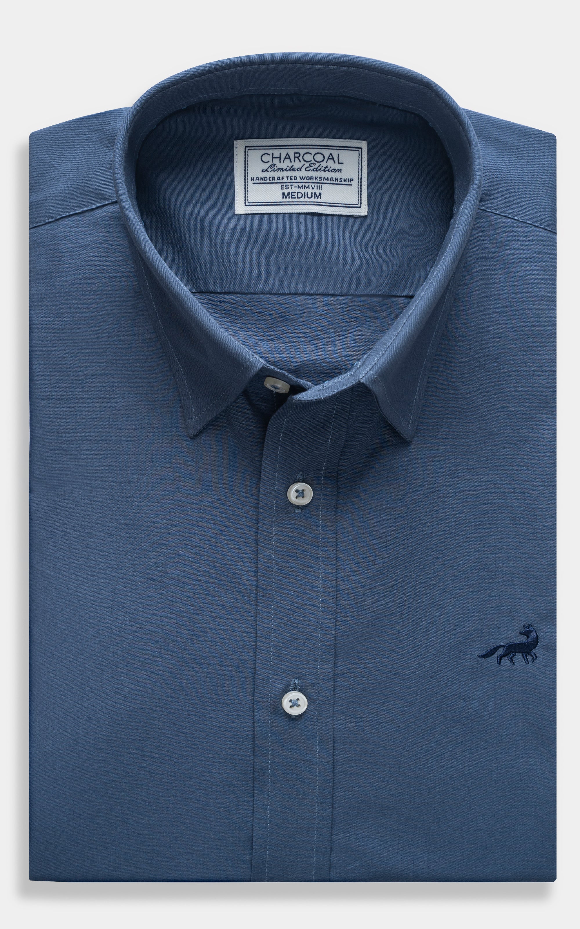 SMART FIT SHIRT GREYISH BLUE