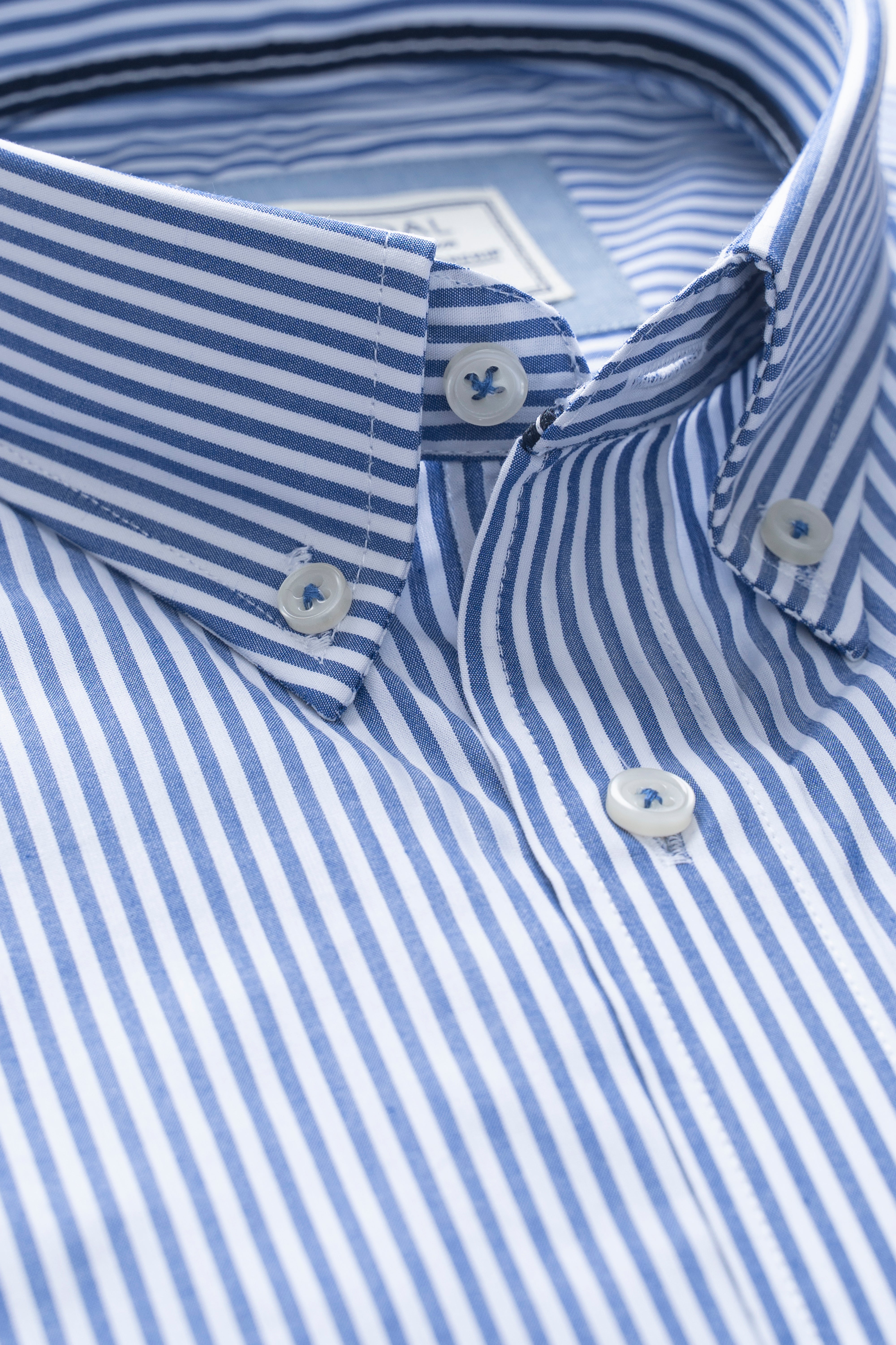 SMART FIT STRIPED SHIRT BLUE WHITE