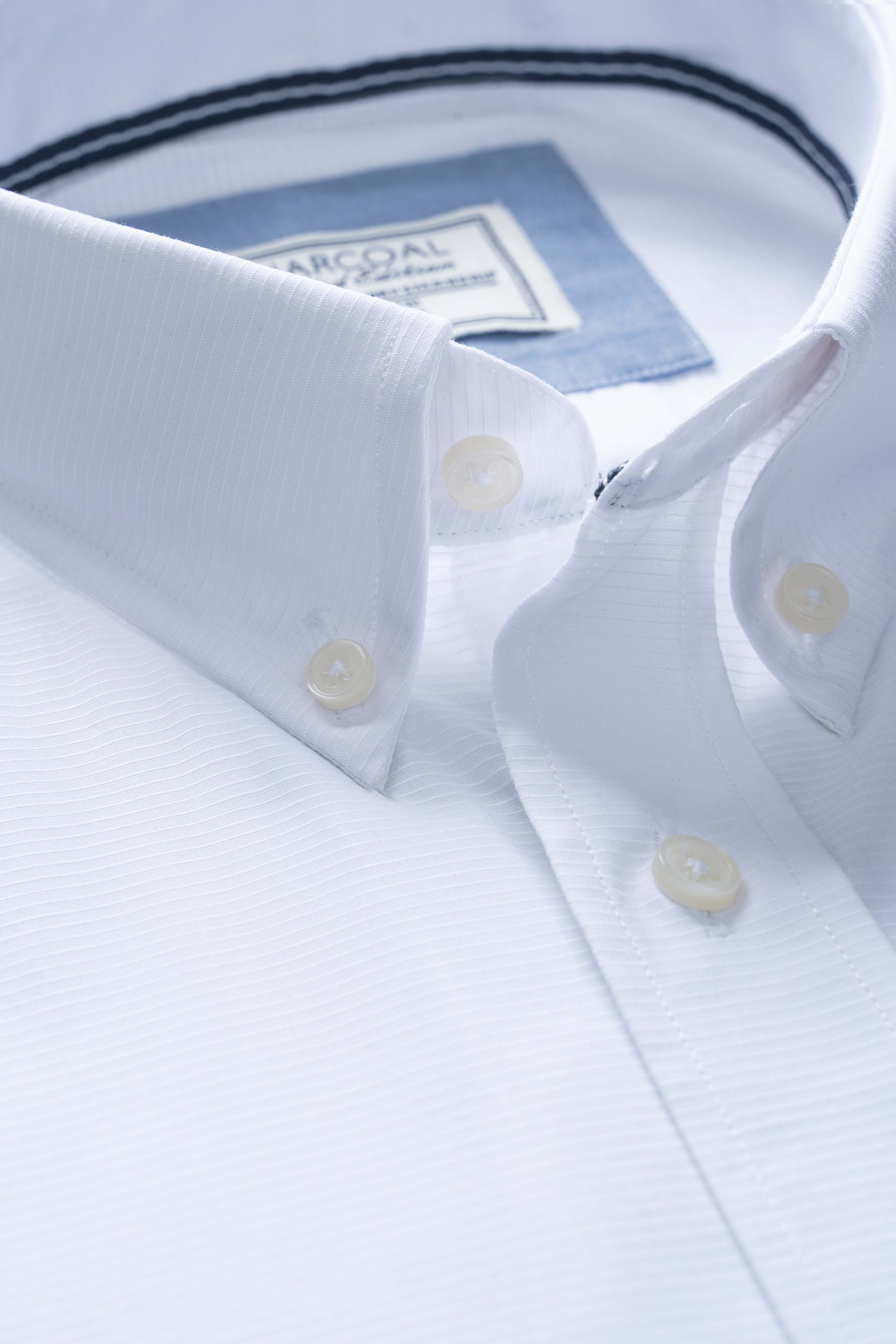 SMART FIT STRIPED SHIRT WHITE