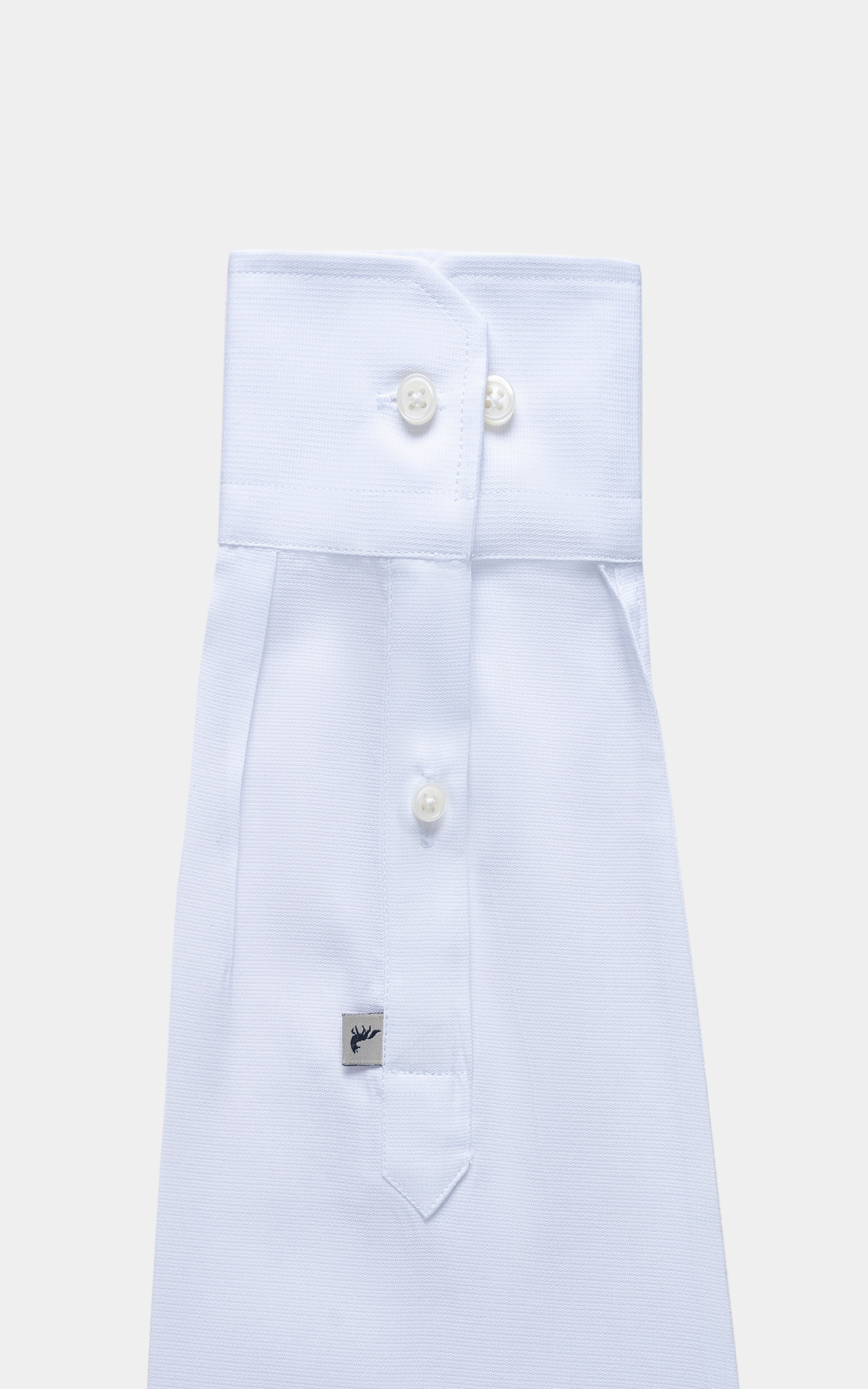 SMART FIT SHIRT WHITE SELF TEXTURED