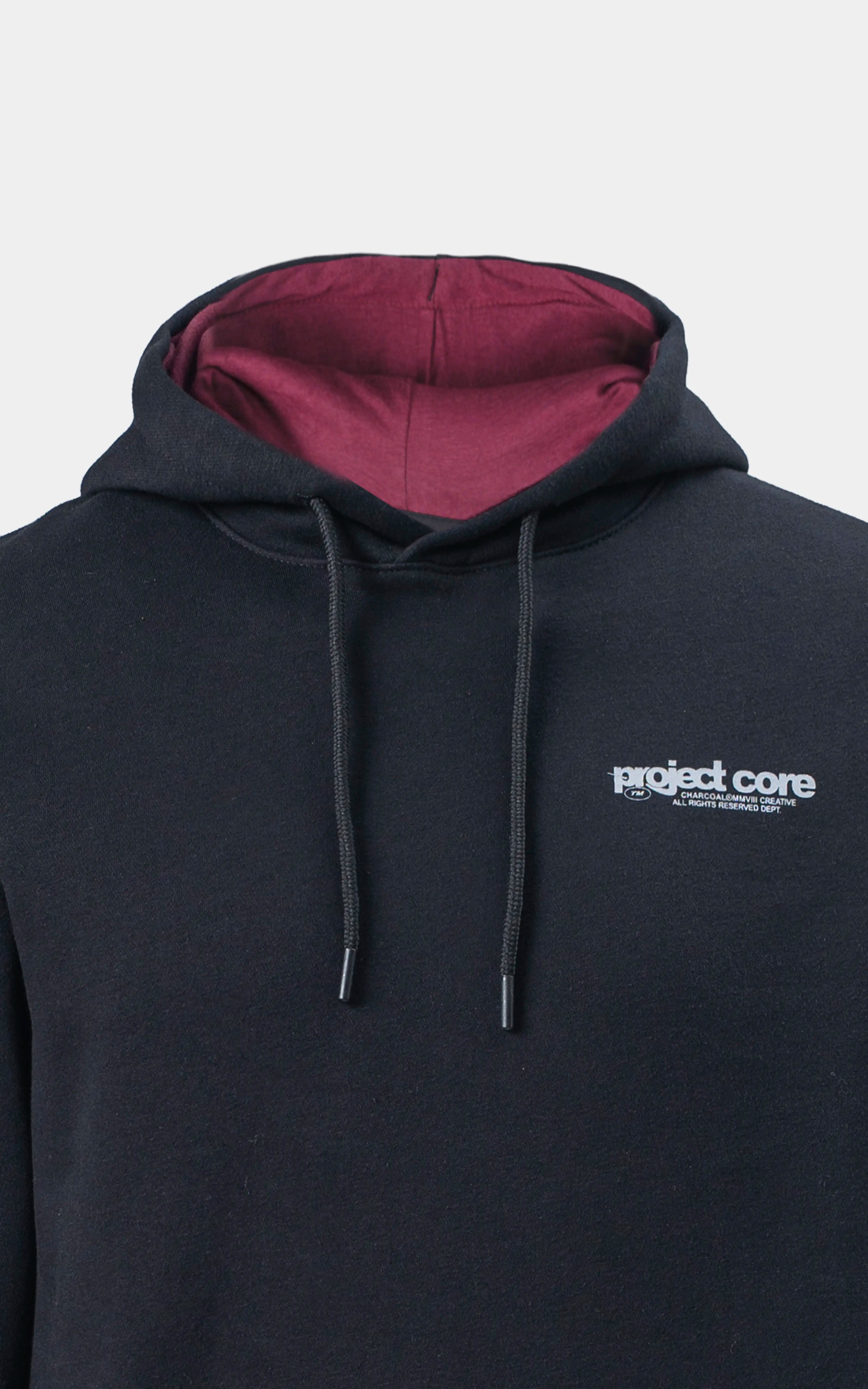 PULLOVER GRAPHIC HOODIE BLACK