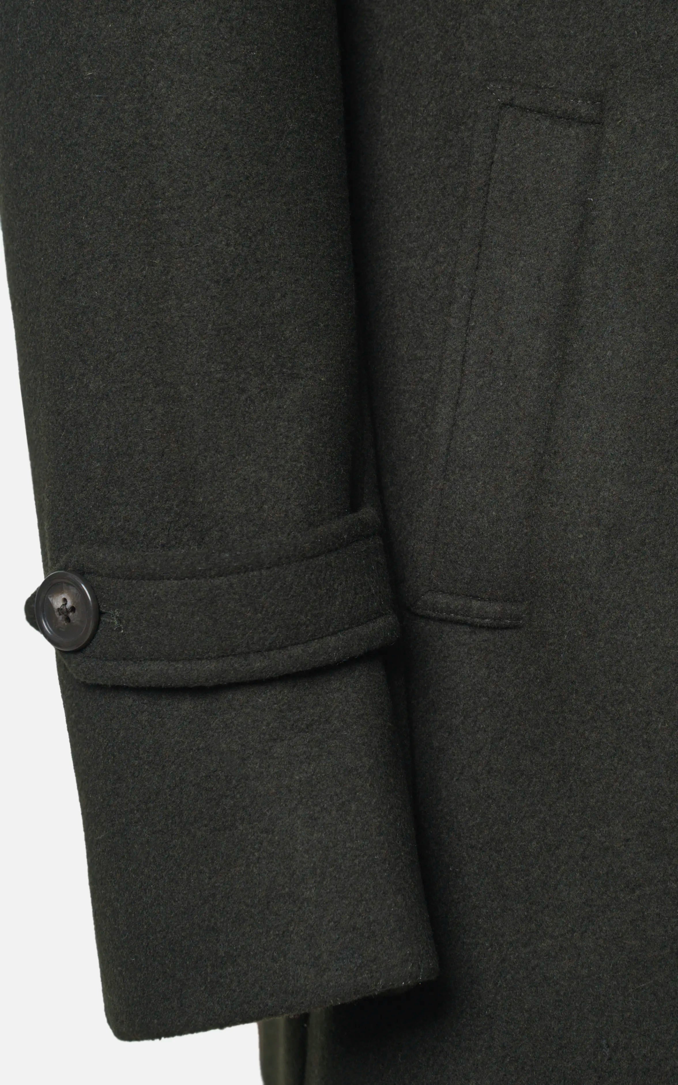 REGULAR COLLAR SMART FIT LONG COAT OLIVE