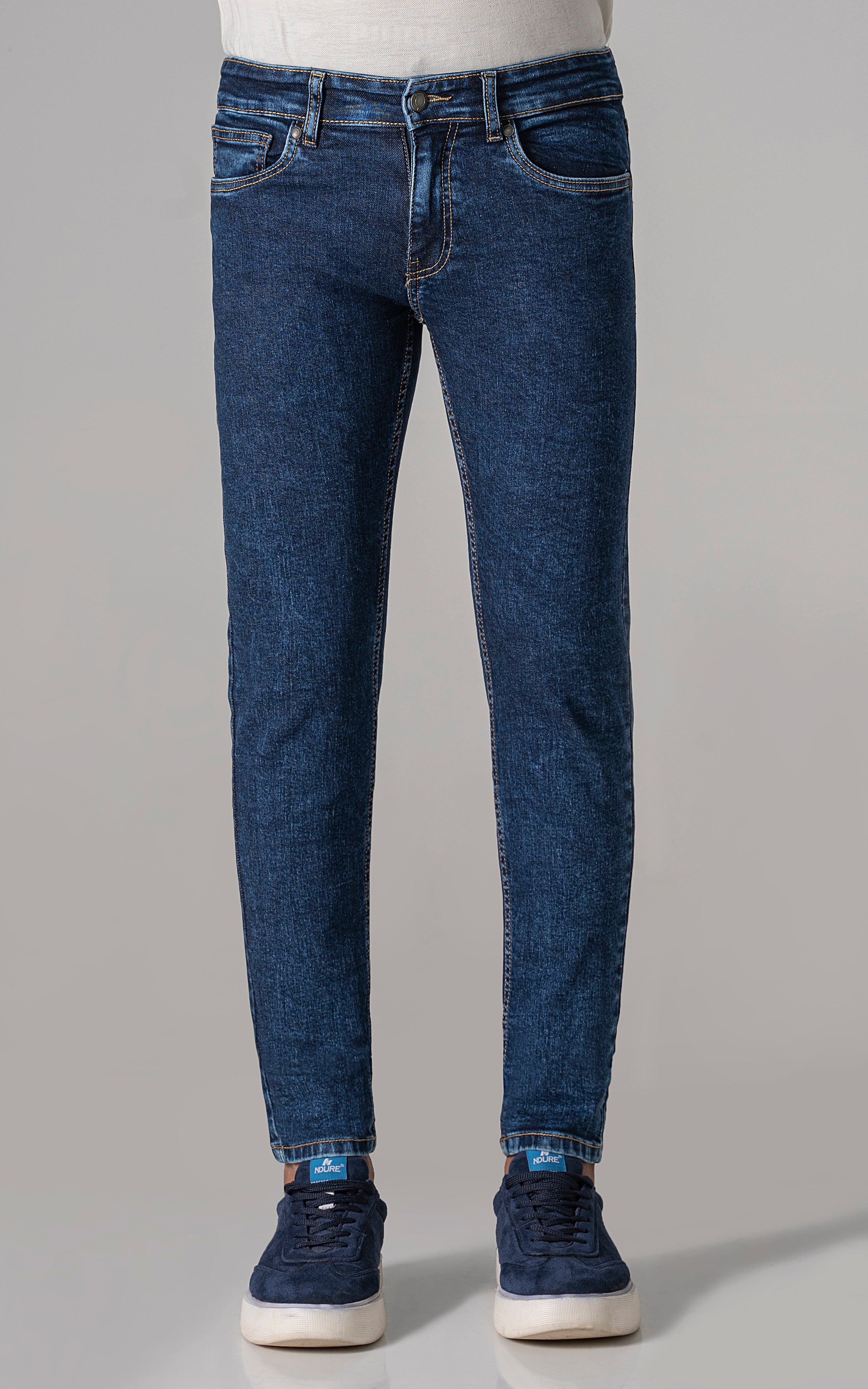 SLIM LEG JEANS DARK BLUE